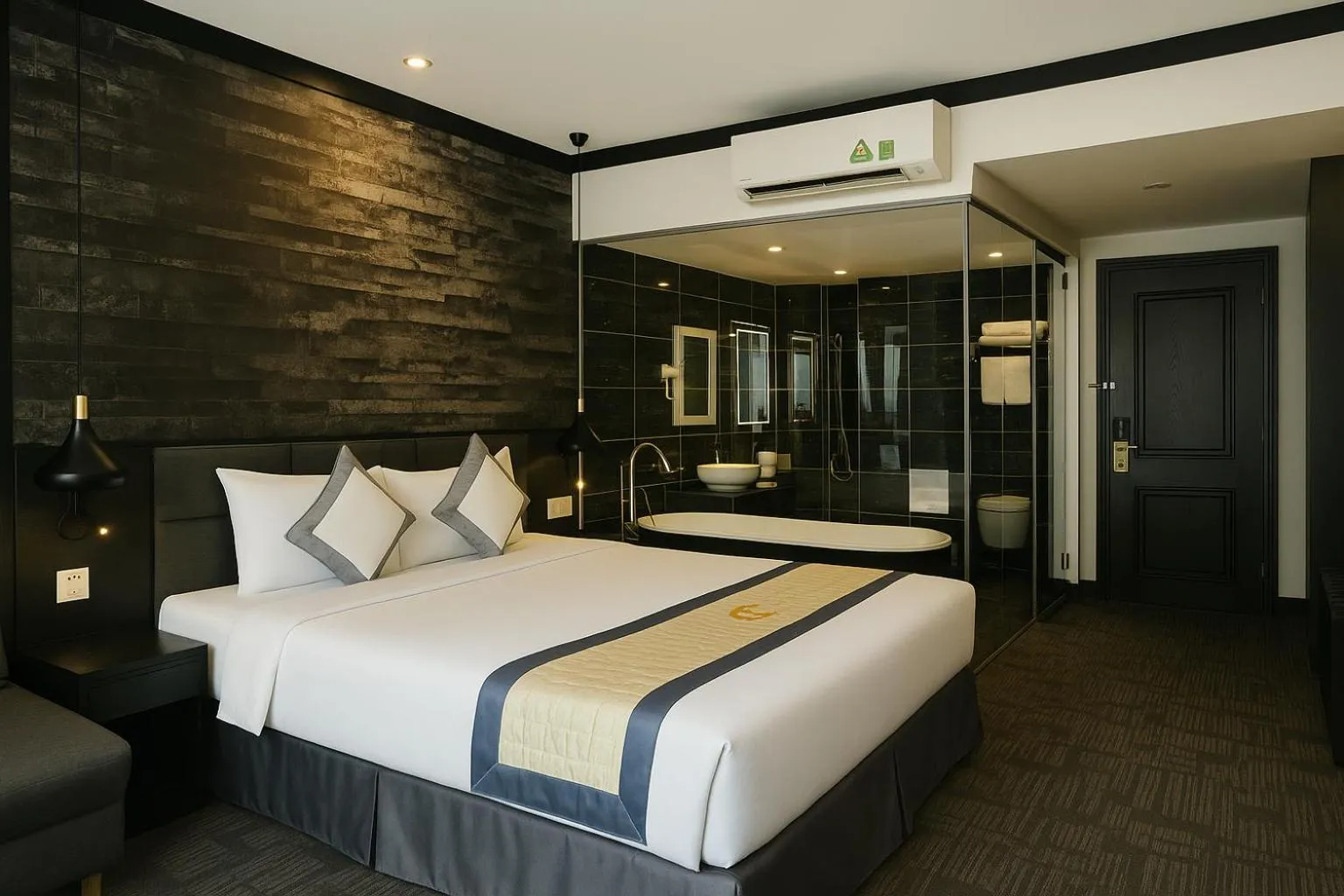 Bed in Tuong Vi Corner Hotel