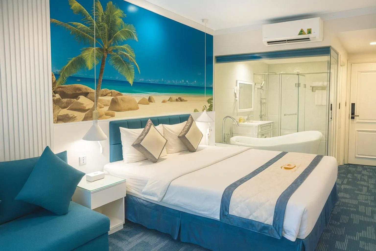 Bed in Tuong Vi Corner Hotel