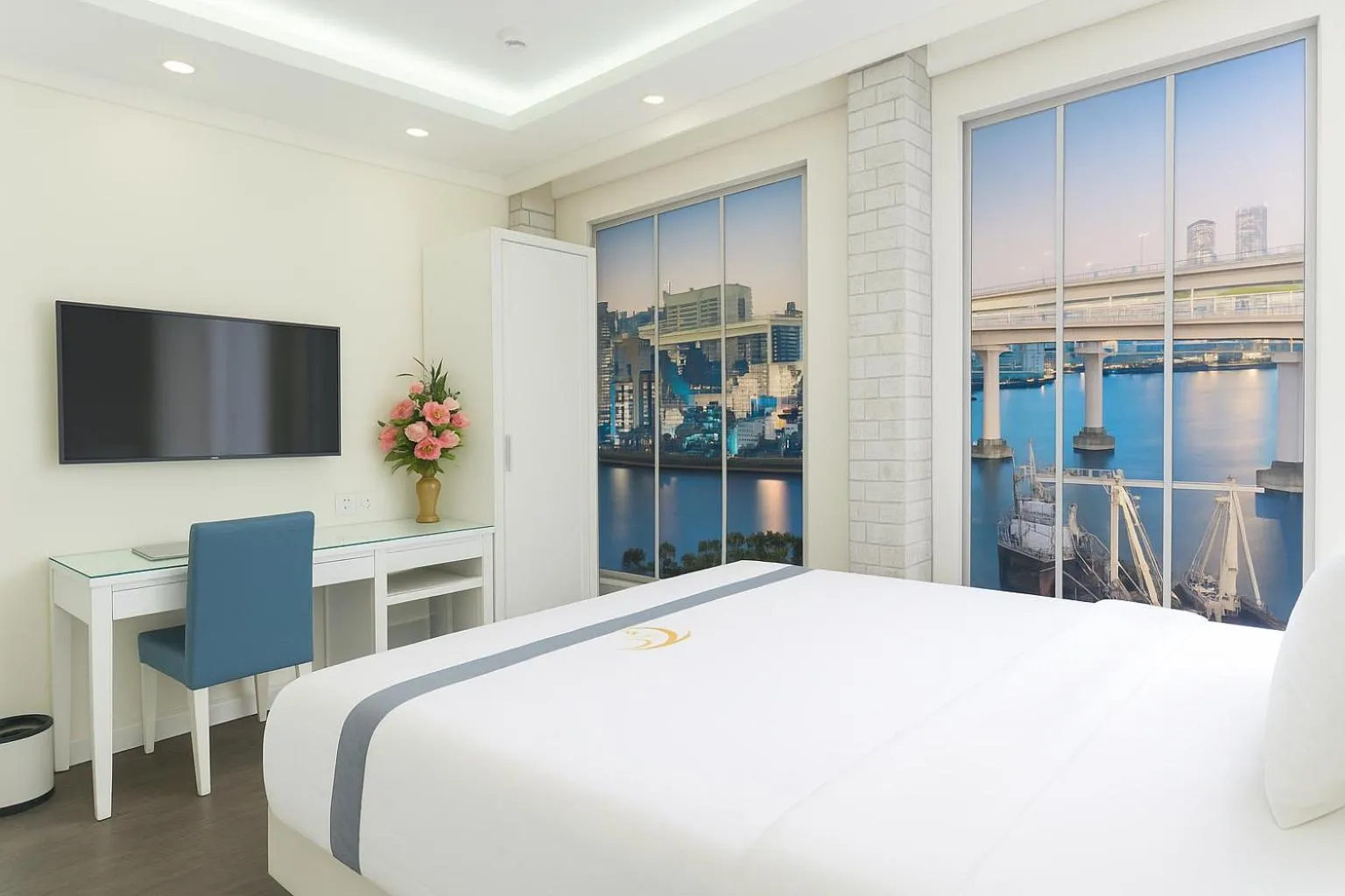 Bed in Tuong Vi Corner Hotel