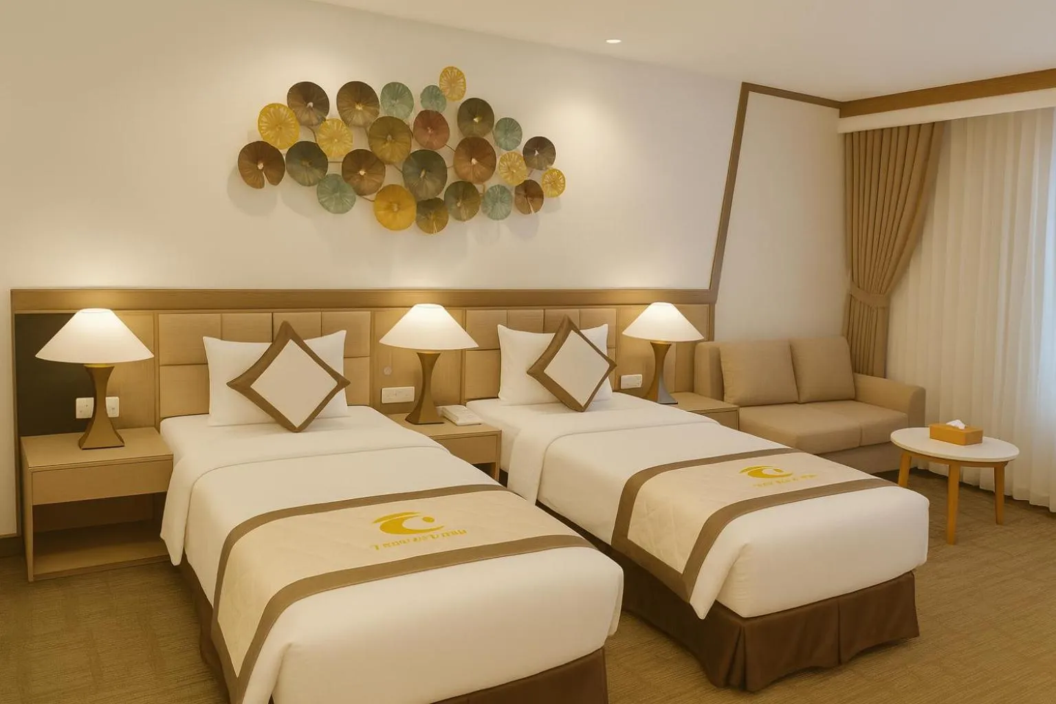 Bed in Tuong Vi Corner Hotel