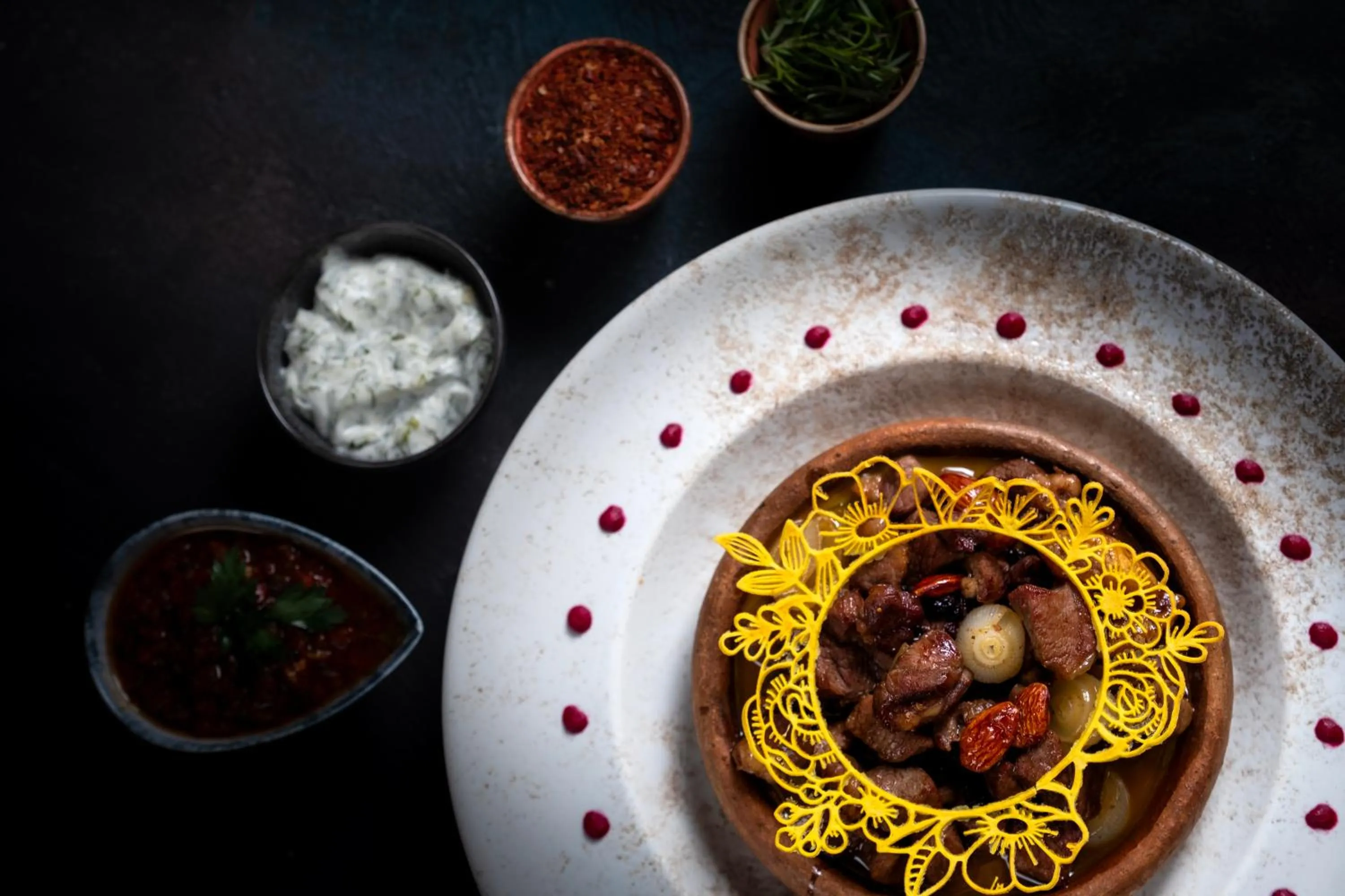 Food in Kalkan Saray Suites Hotel