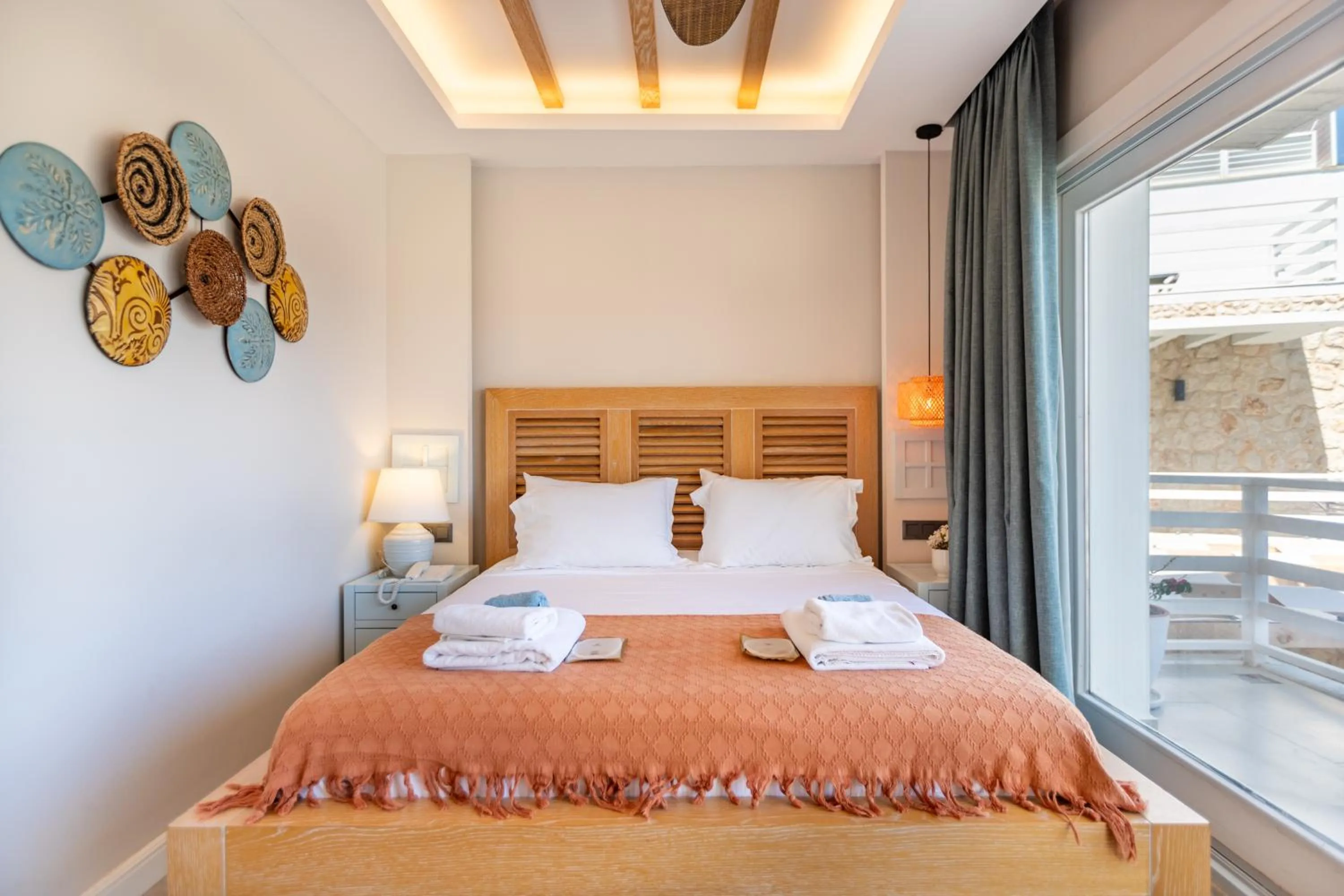 Bedroom, Bed in Kalkan Saray Suites Hotel