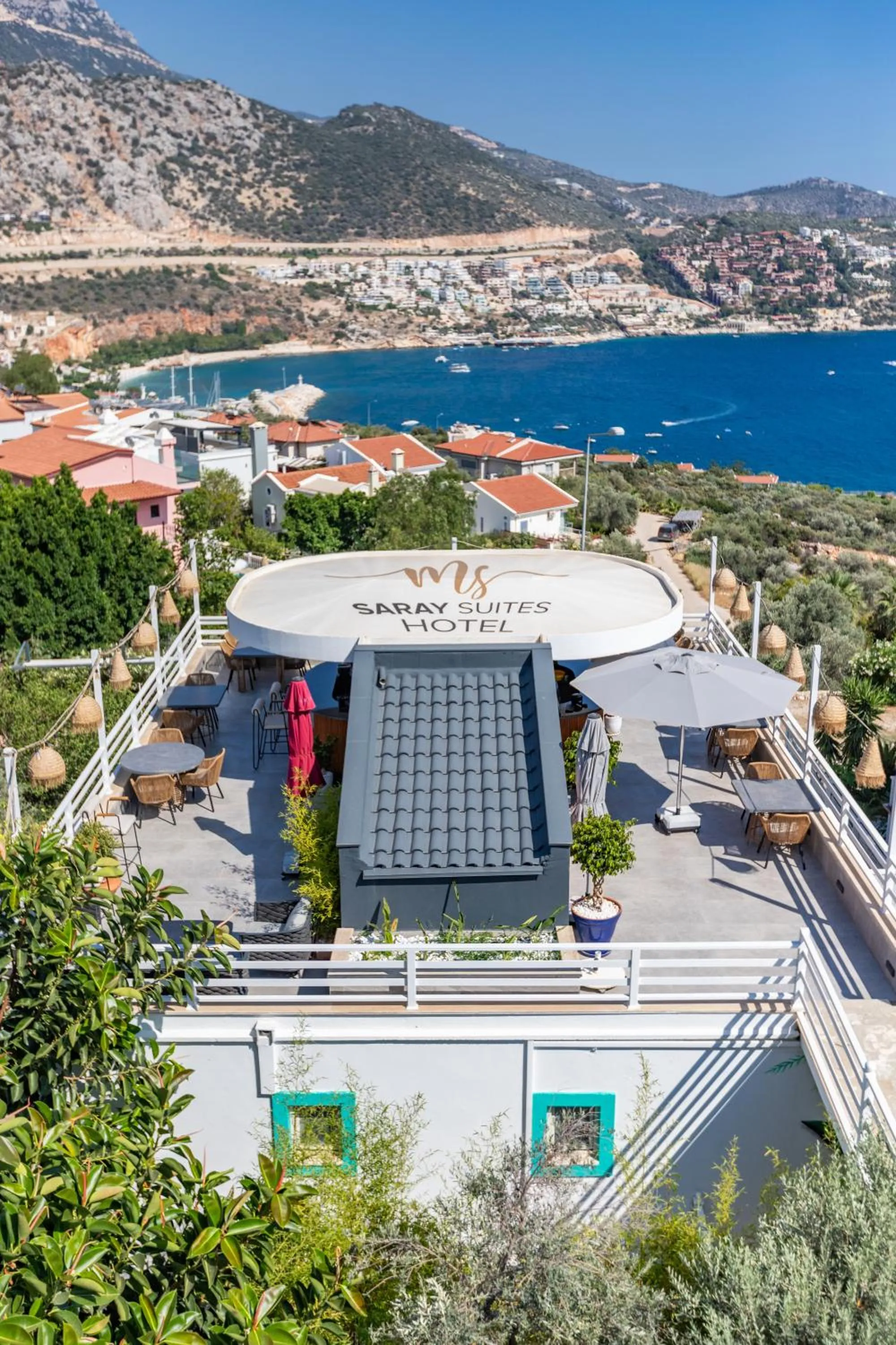 Bird's eye view in Kalkan Saray Suites Hotel