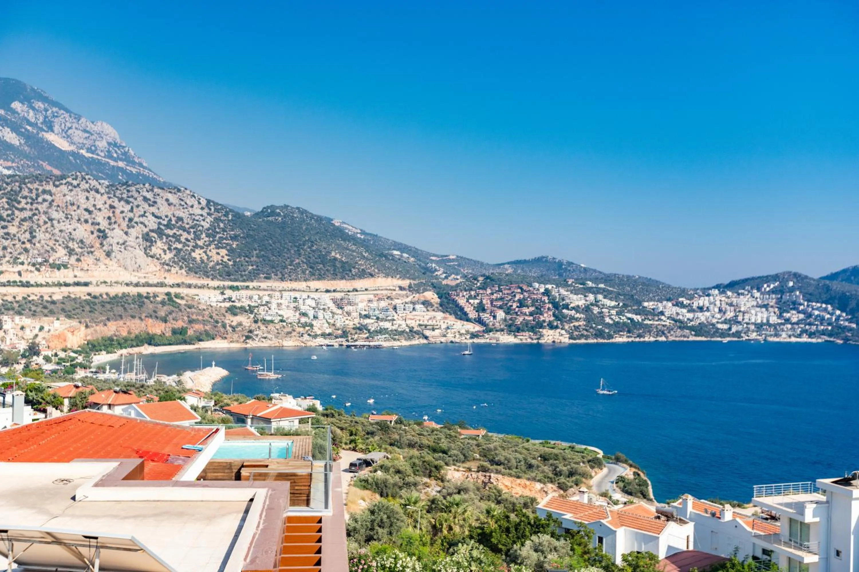 City view in Kalkan Saray Suites Hotel