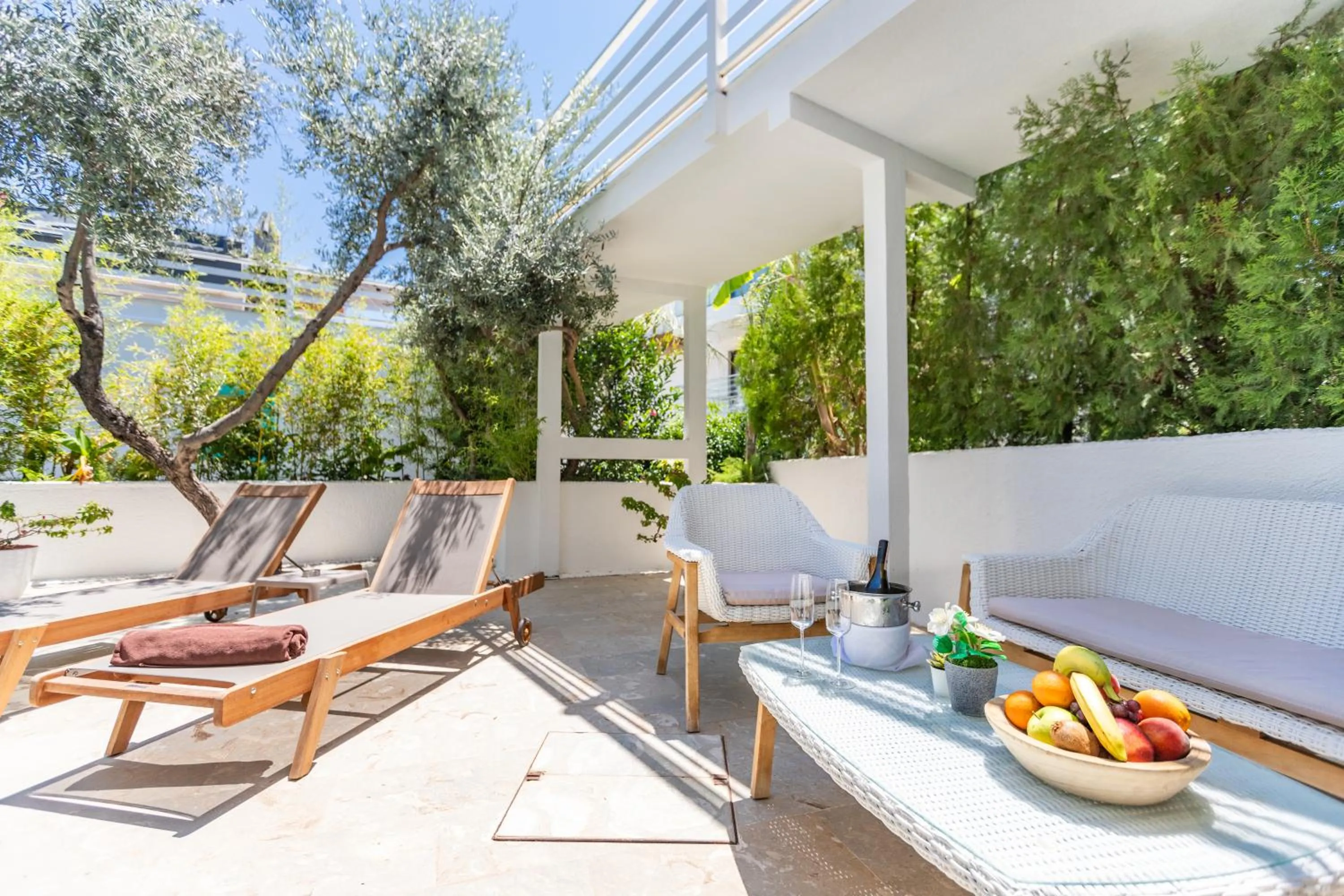 Garden view in Kalkan Saray Suites Hotel