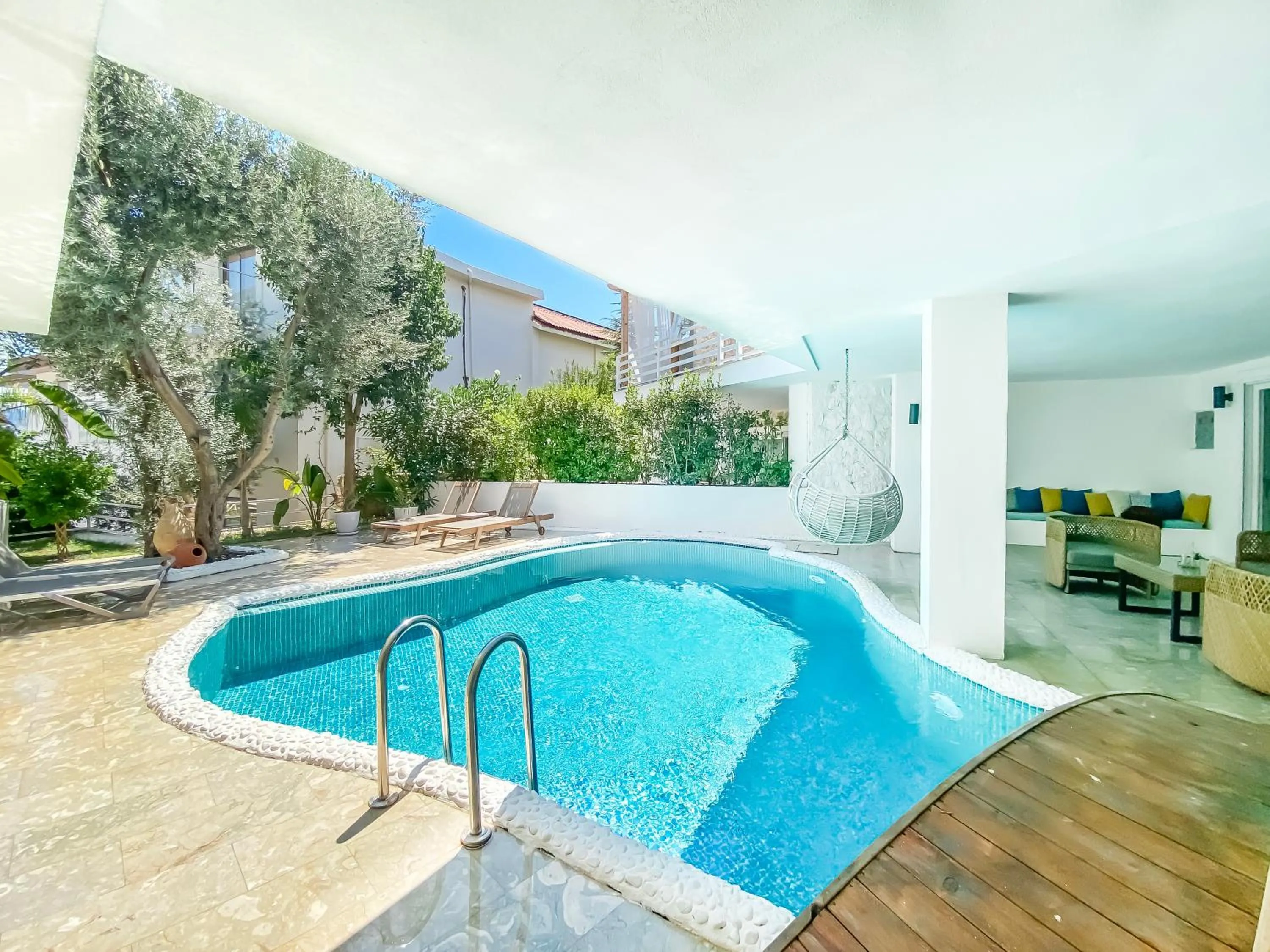 Swimming pool in Kalkan Saray Suites Hotel