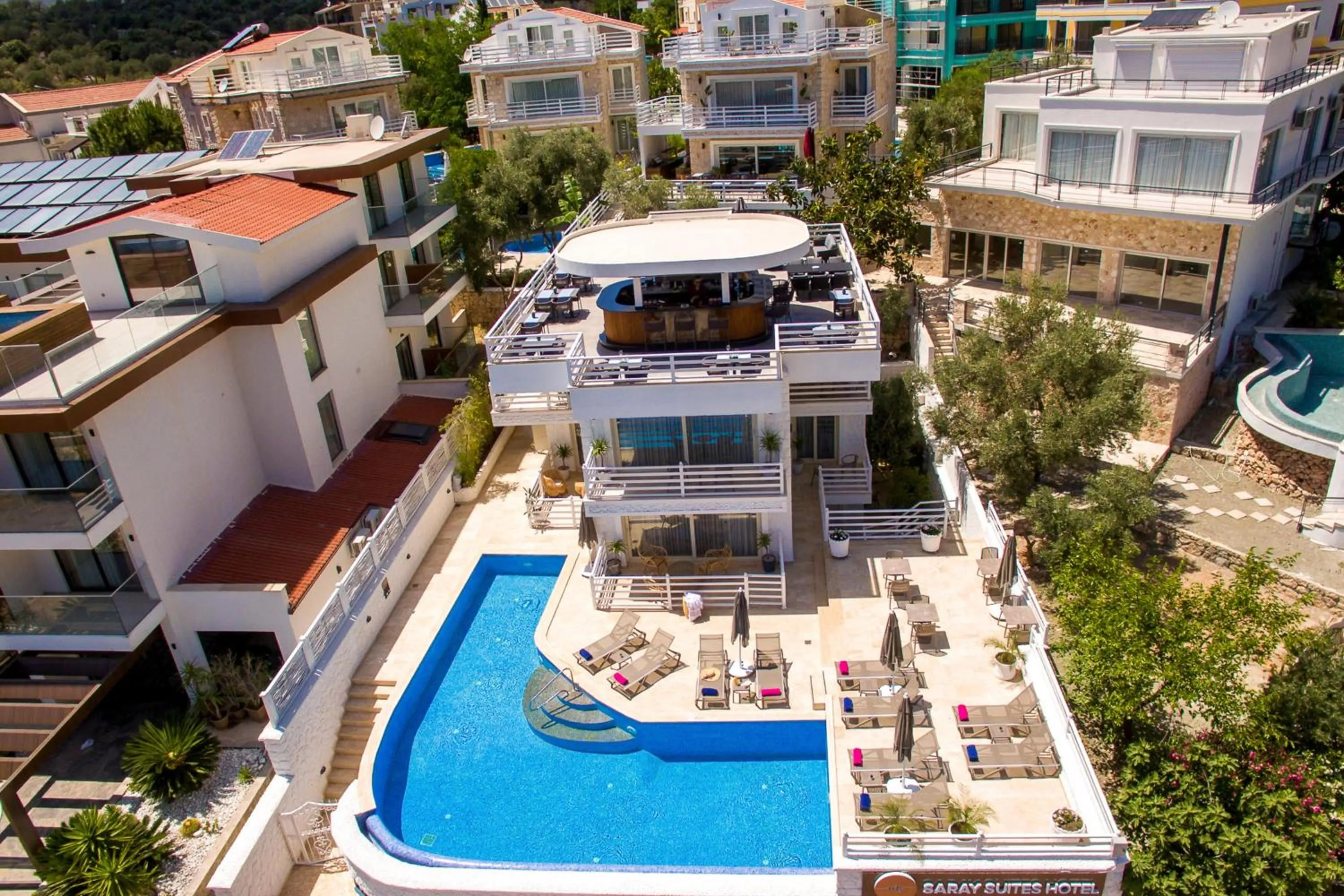 Property building in Kalkan Saray Suites Hotel