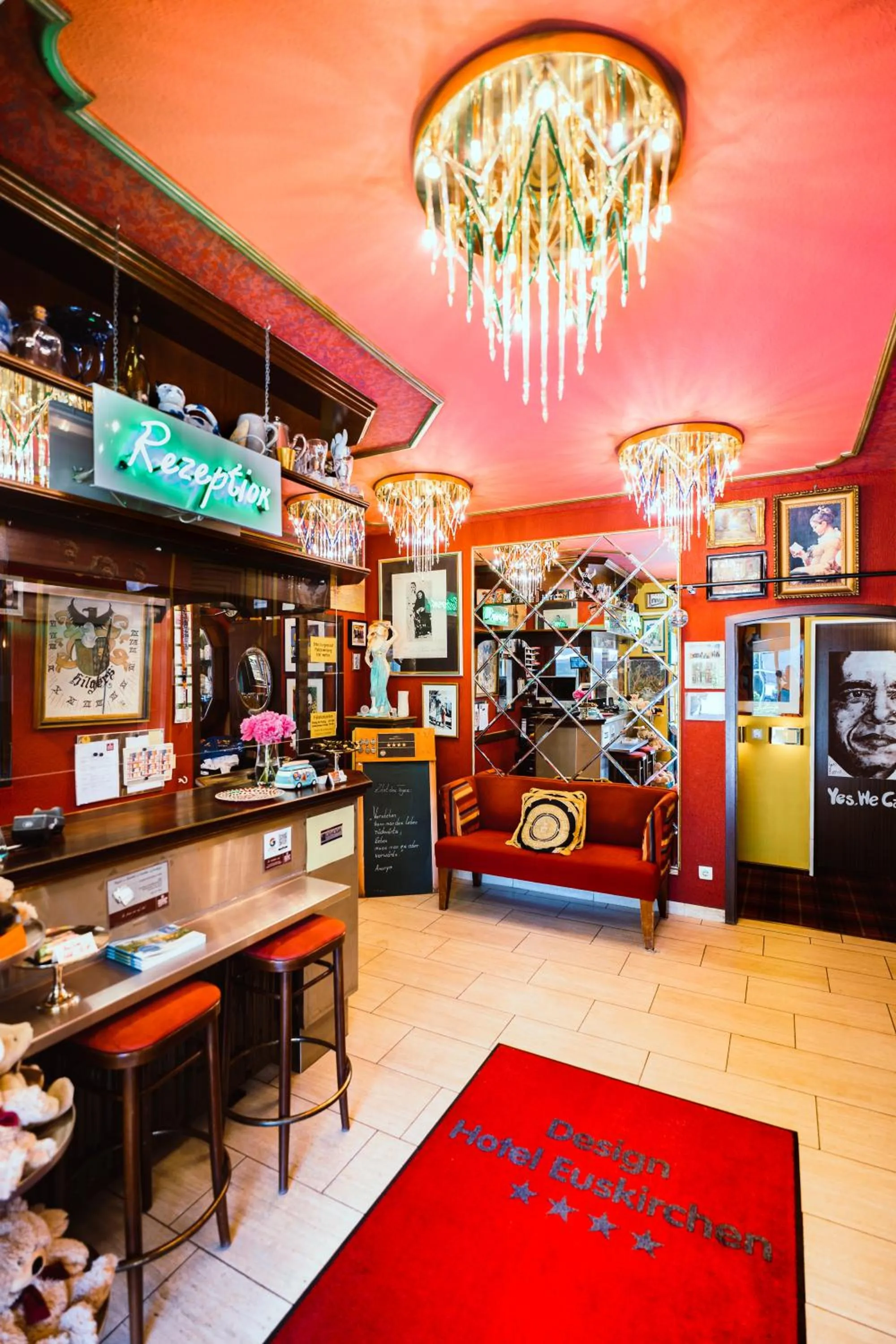 Lobby or reception in Design Hotel Euskirchen