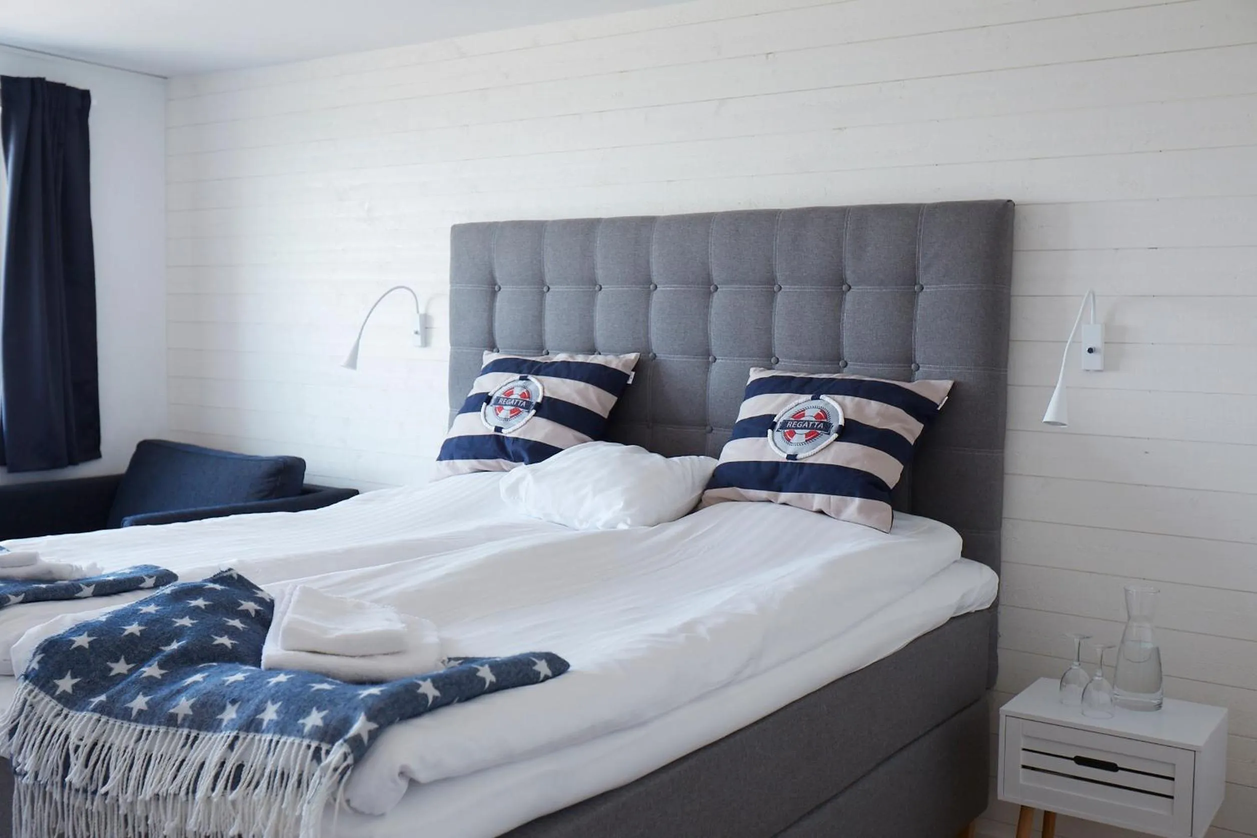 Bed in Löderup Strandbad Hotell och Restaurang