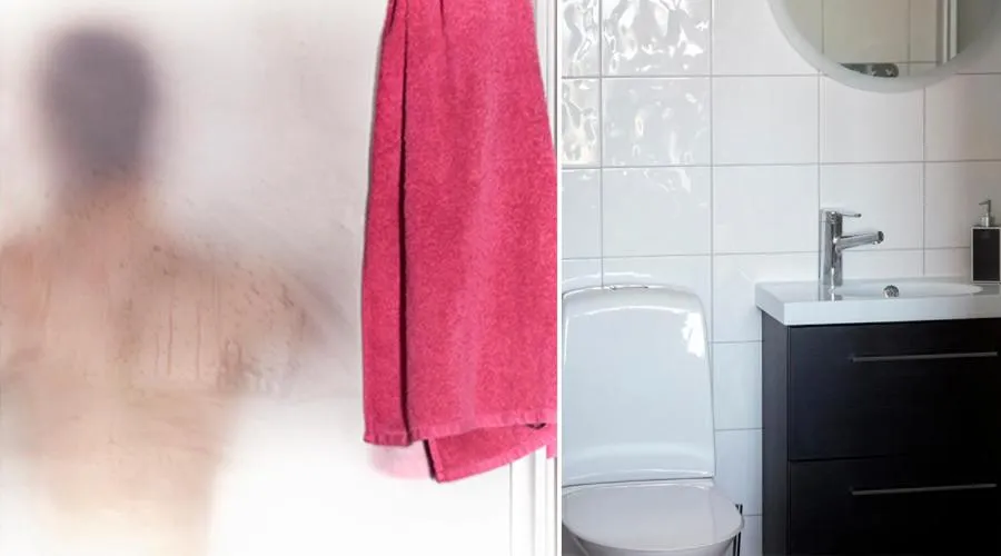 Bathroom in Löderup Strandbad Hotell och Restaurang