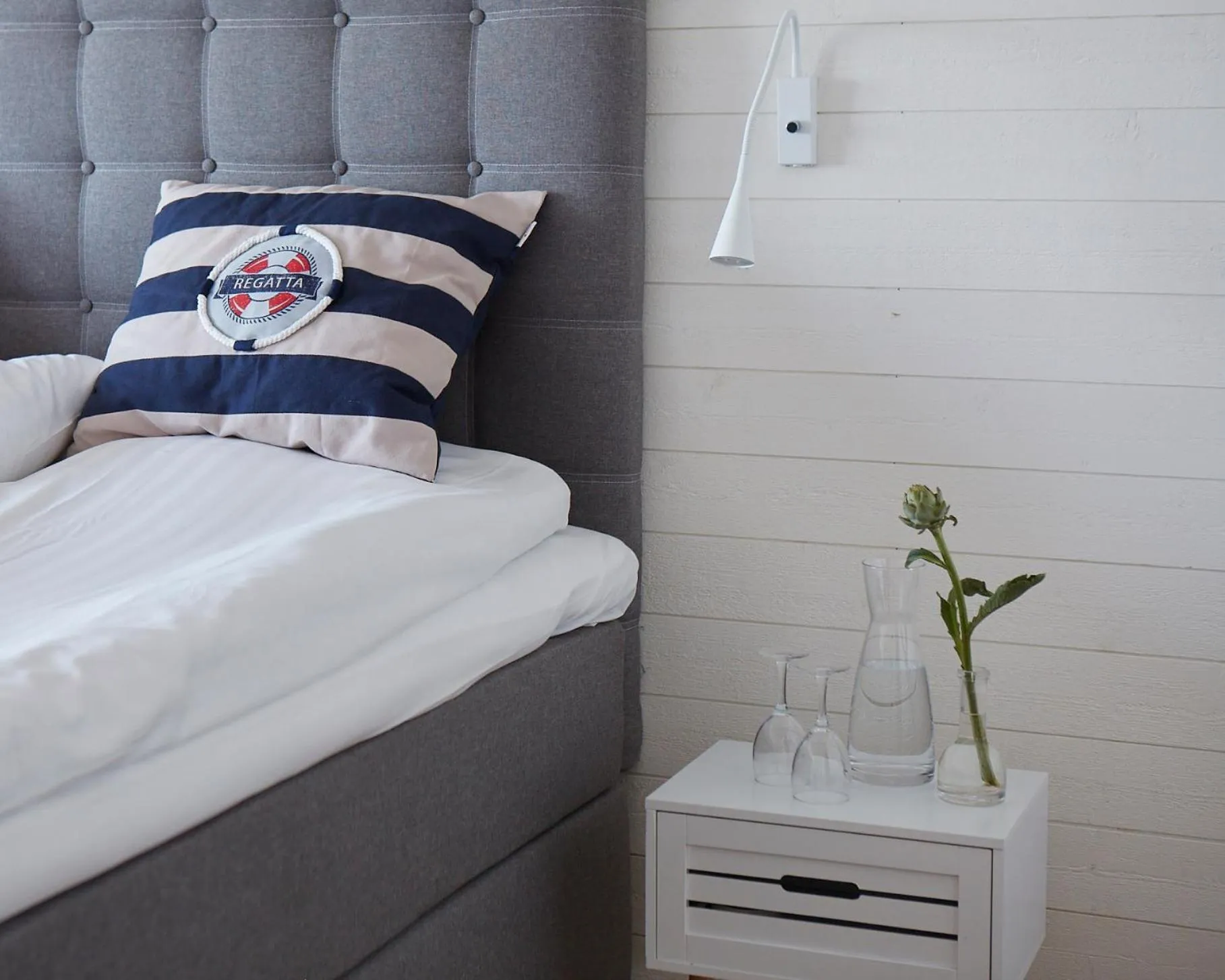 Bed in Löderup Strandbad Hotell och Restaurang