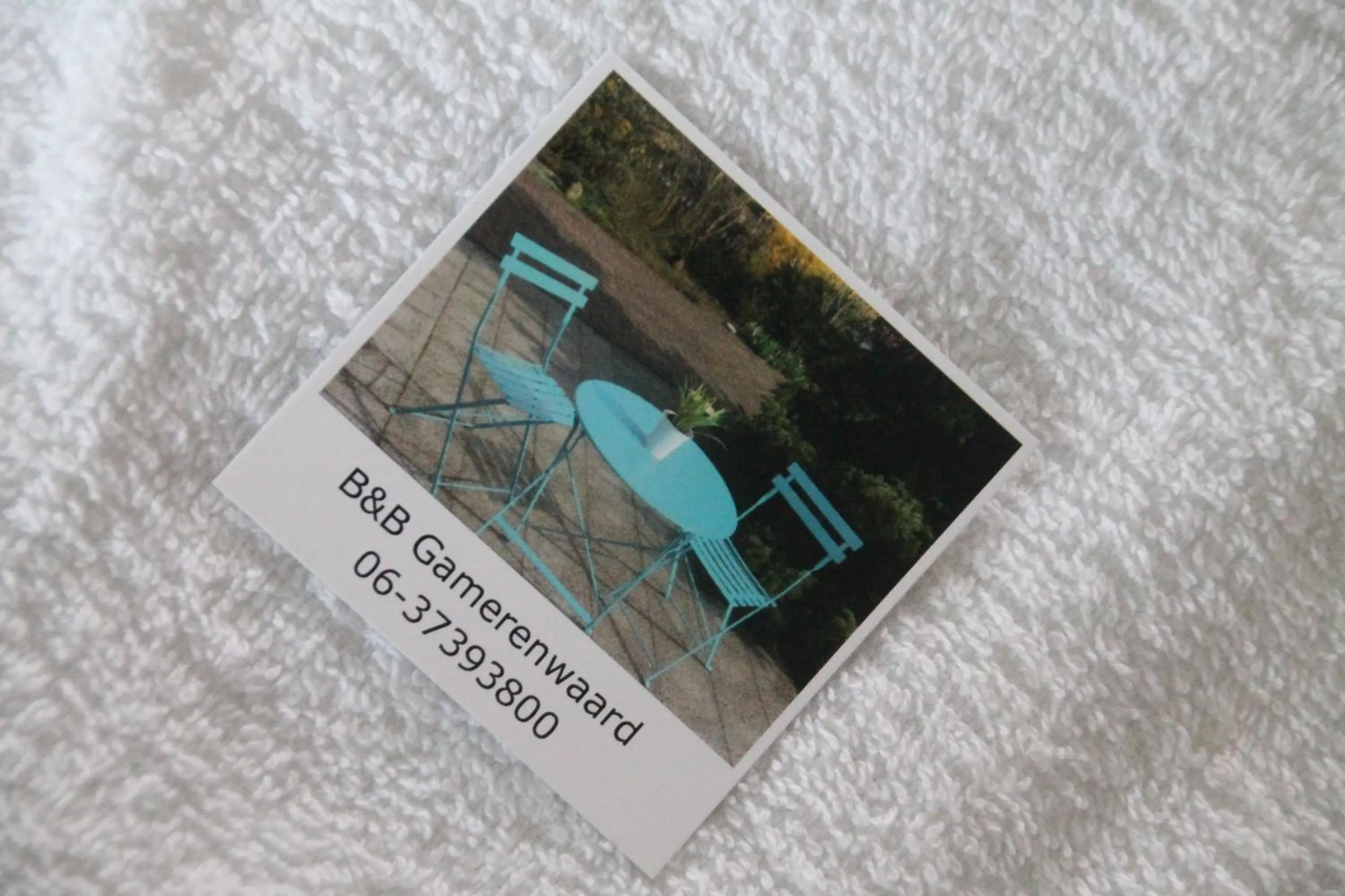 towels in B&B Gamerenwaard