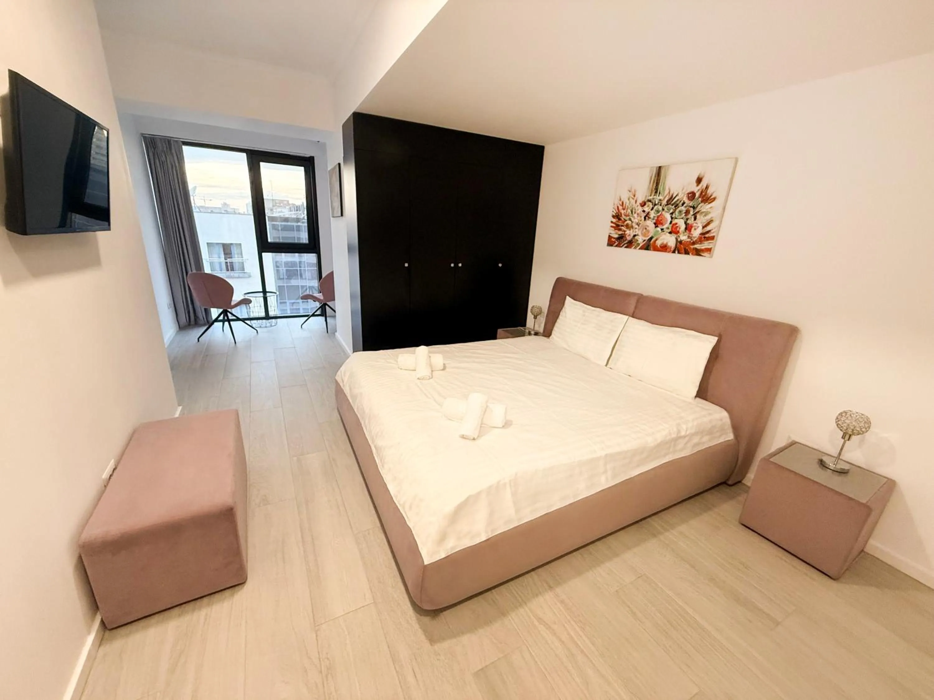 Bed in Maritimo ApartHotel