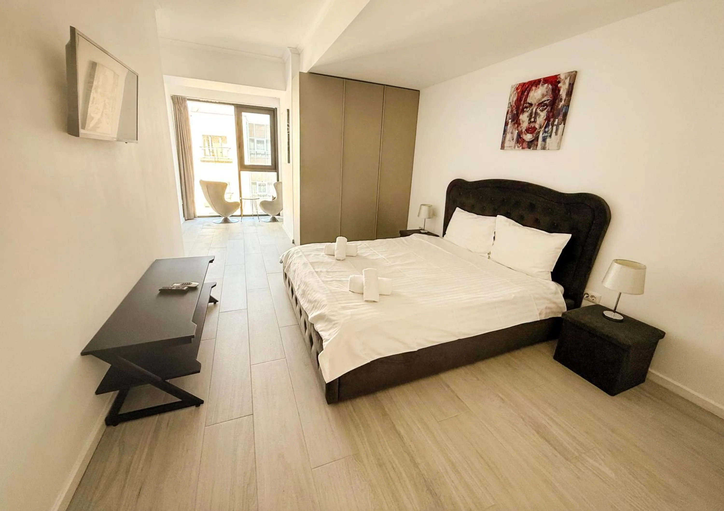 Bed in Maritimo ApartHotel