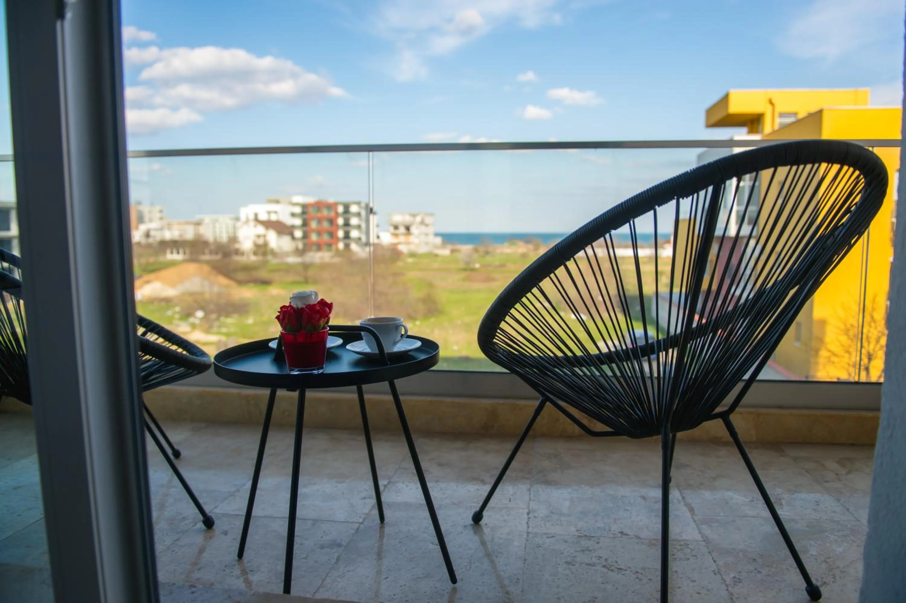 Balcony/Terrace in Afthonia Apartamente Mamaia Nord