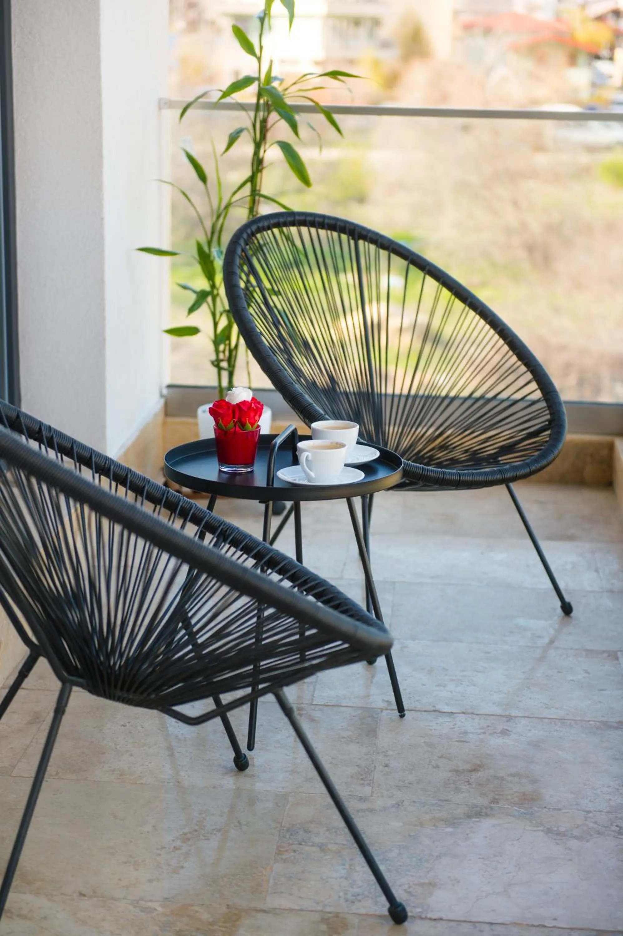 Balcony/Terrace in Afthonia Apartamente Mamaia Nord
