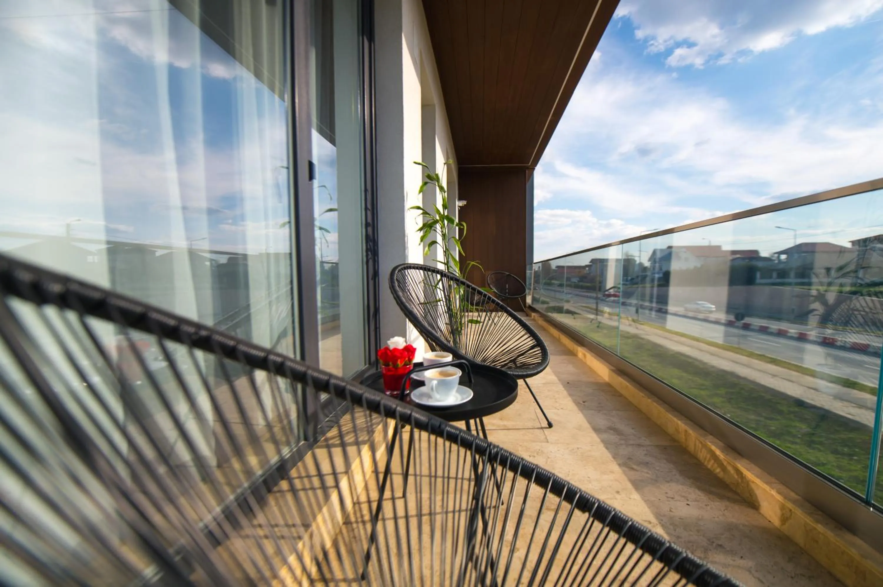 Balcony/Terrace in Afthonia Apartamente Mamaia Nord