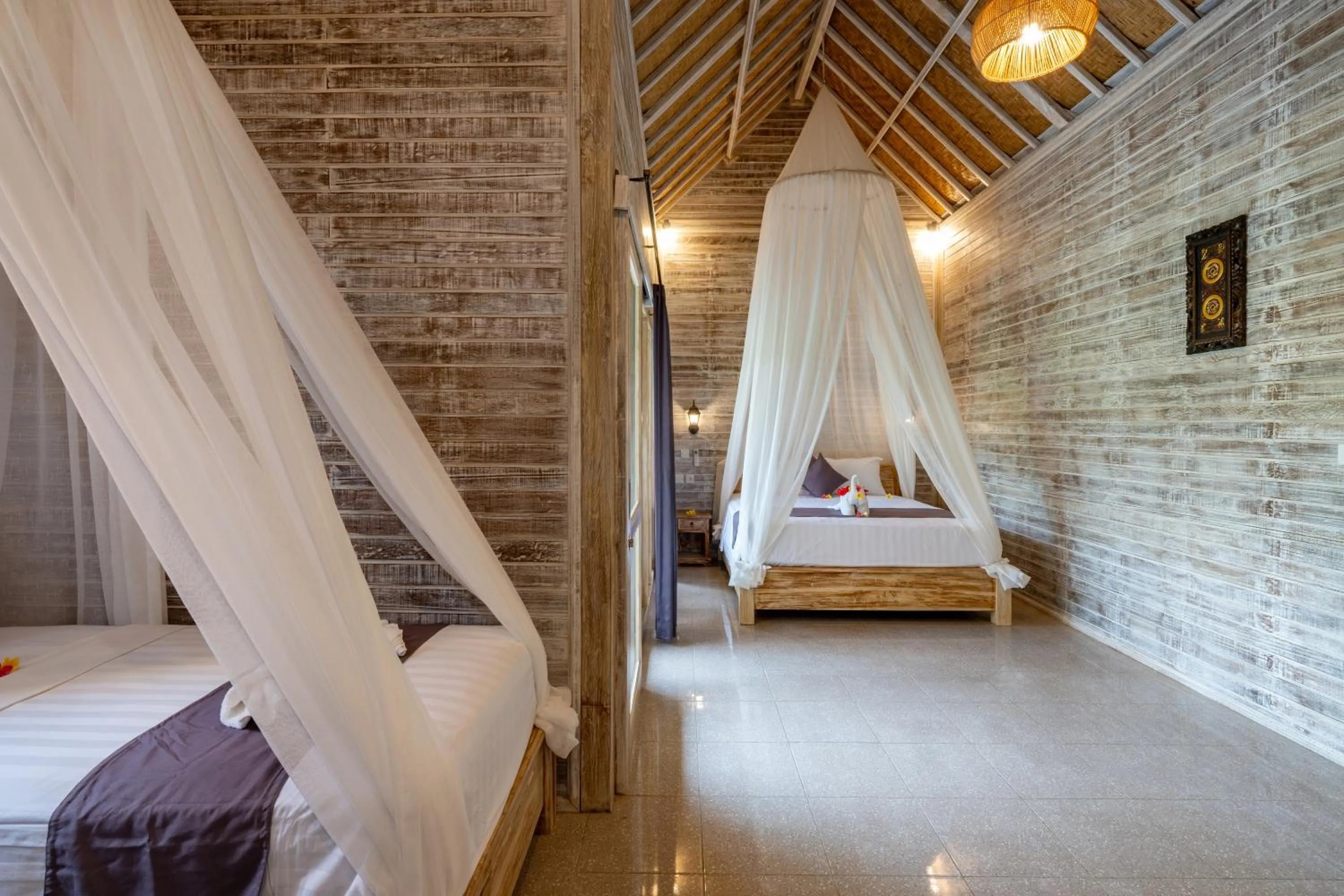 Bed in Le Biu garden View