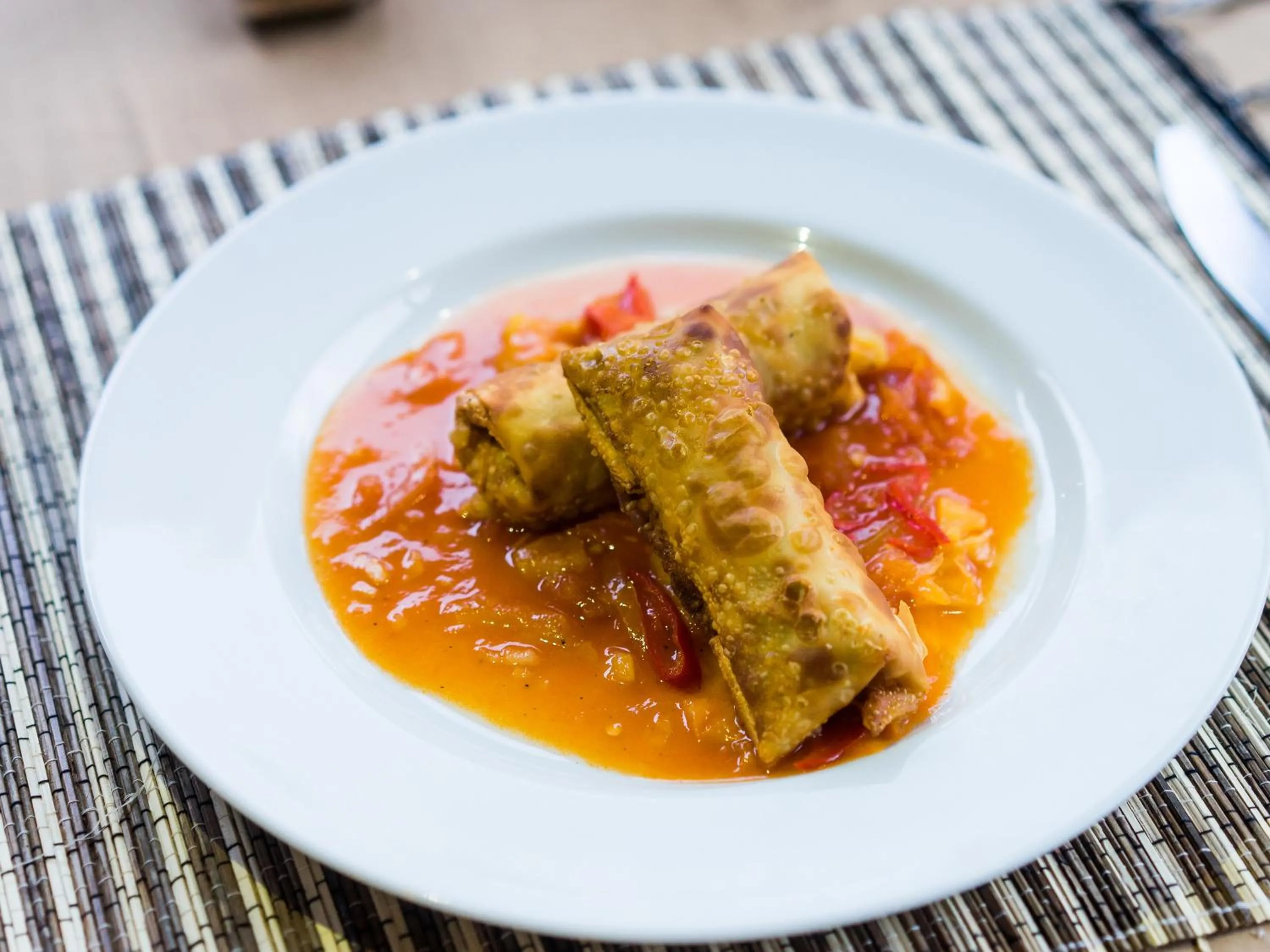 Food and drinks in Le Biu garden View