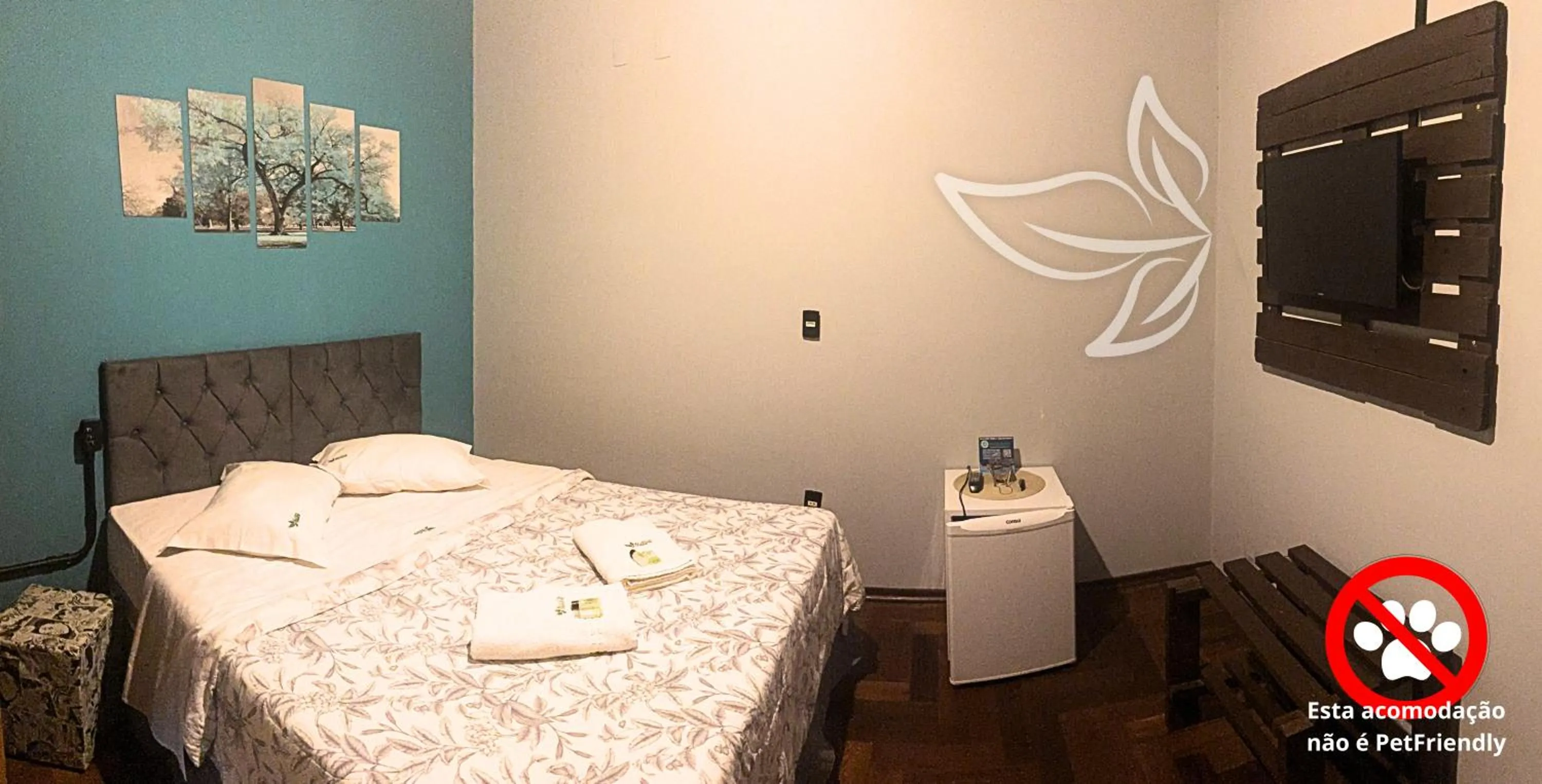 Bed in POUSADA NATIVA