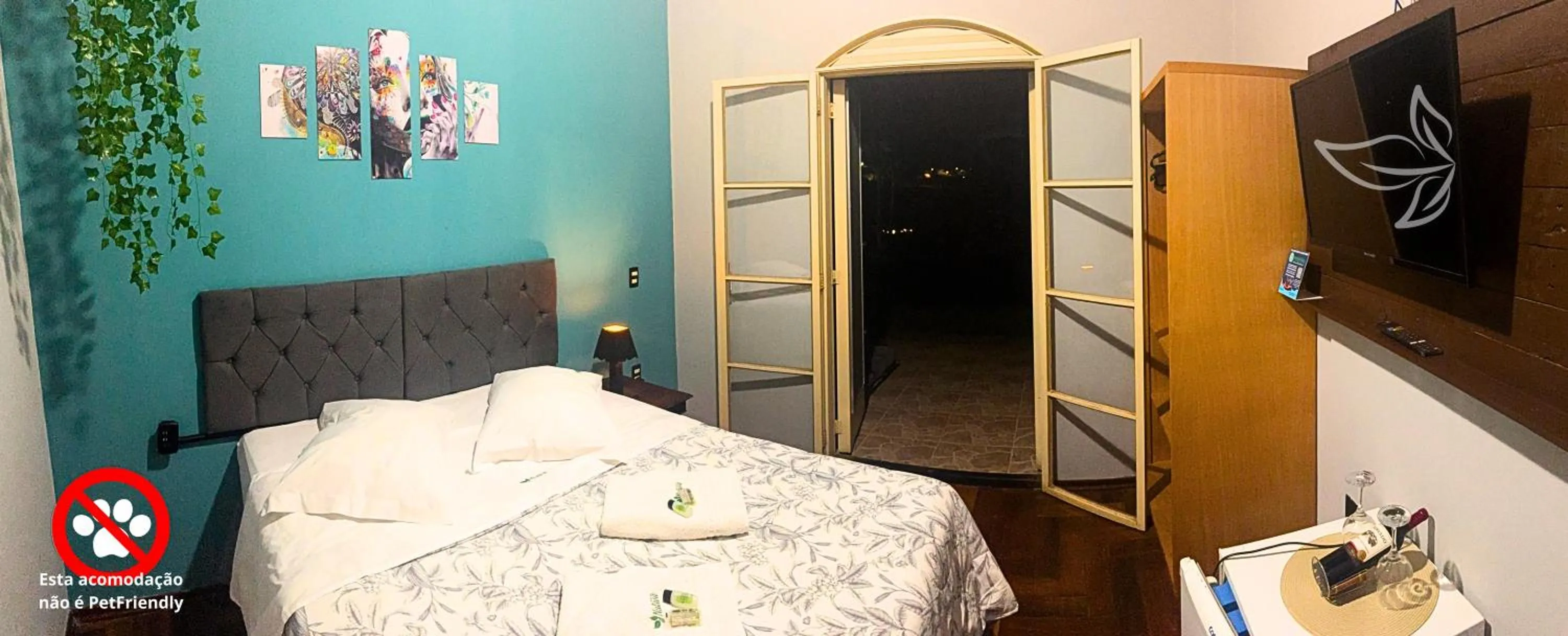 Bed in POUSADA NATIVA