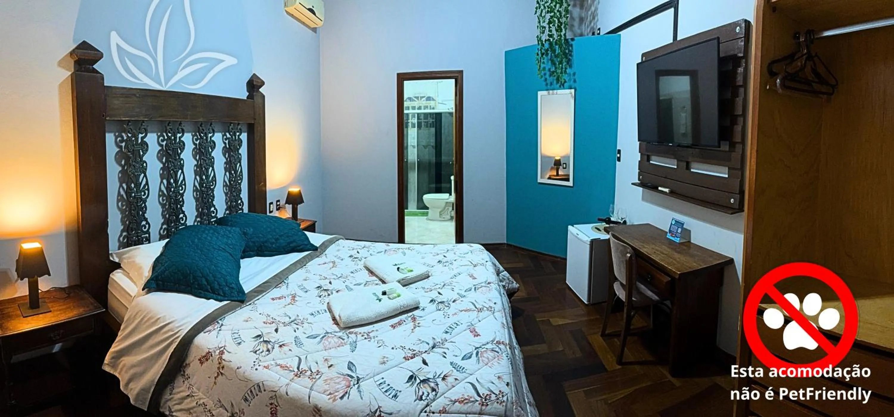 Bed in POUSADA NATIVA