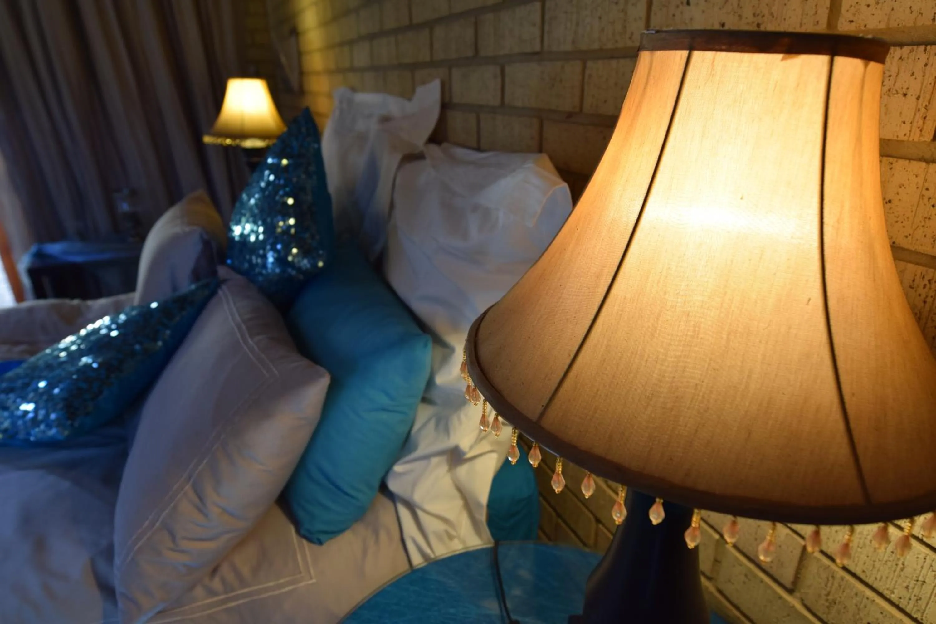 Decorative detail, Bed in Thabong Bed and Breakfast