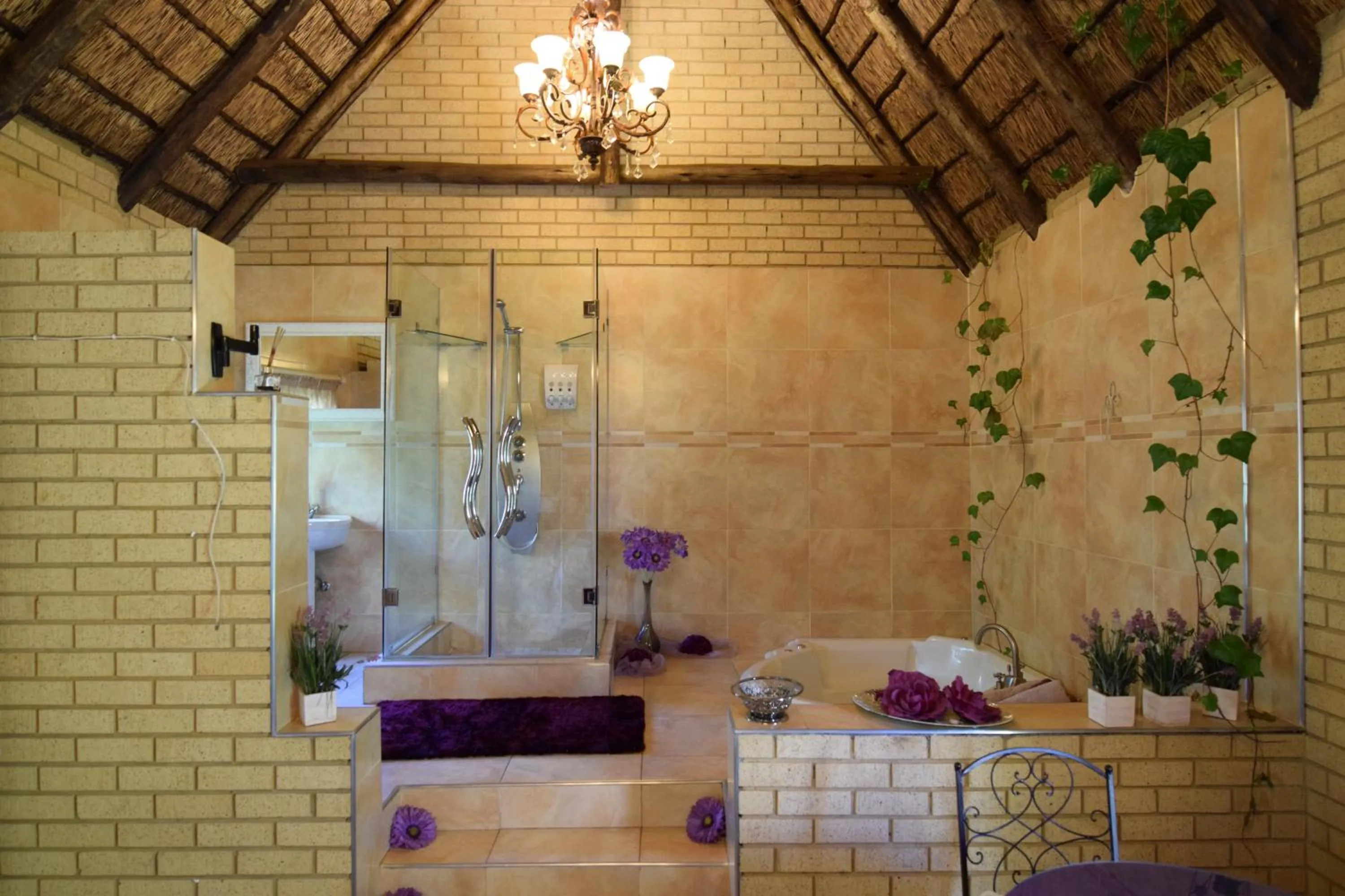 Bathroom in Thabong Bed and Breakfast