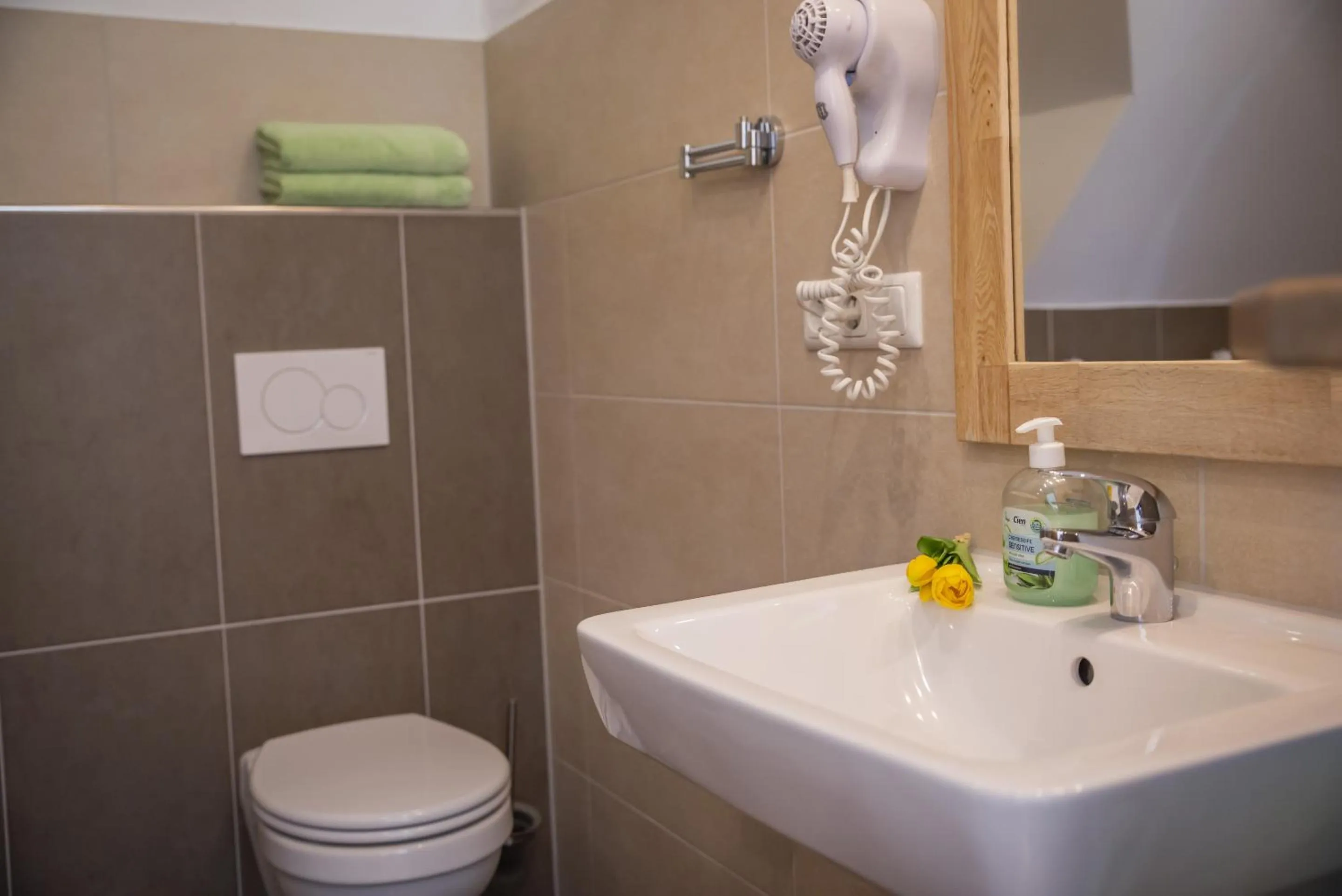 Bathroom in Landgasthof Winzerscheune