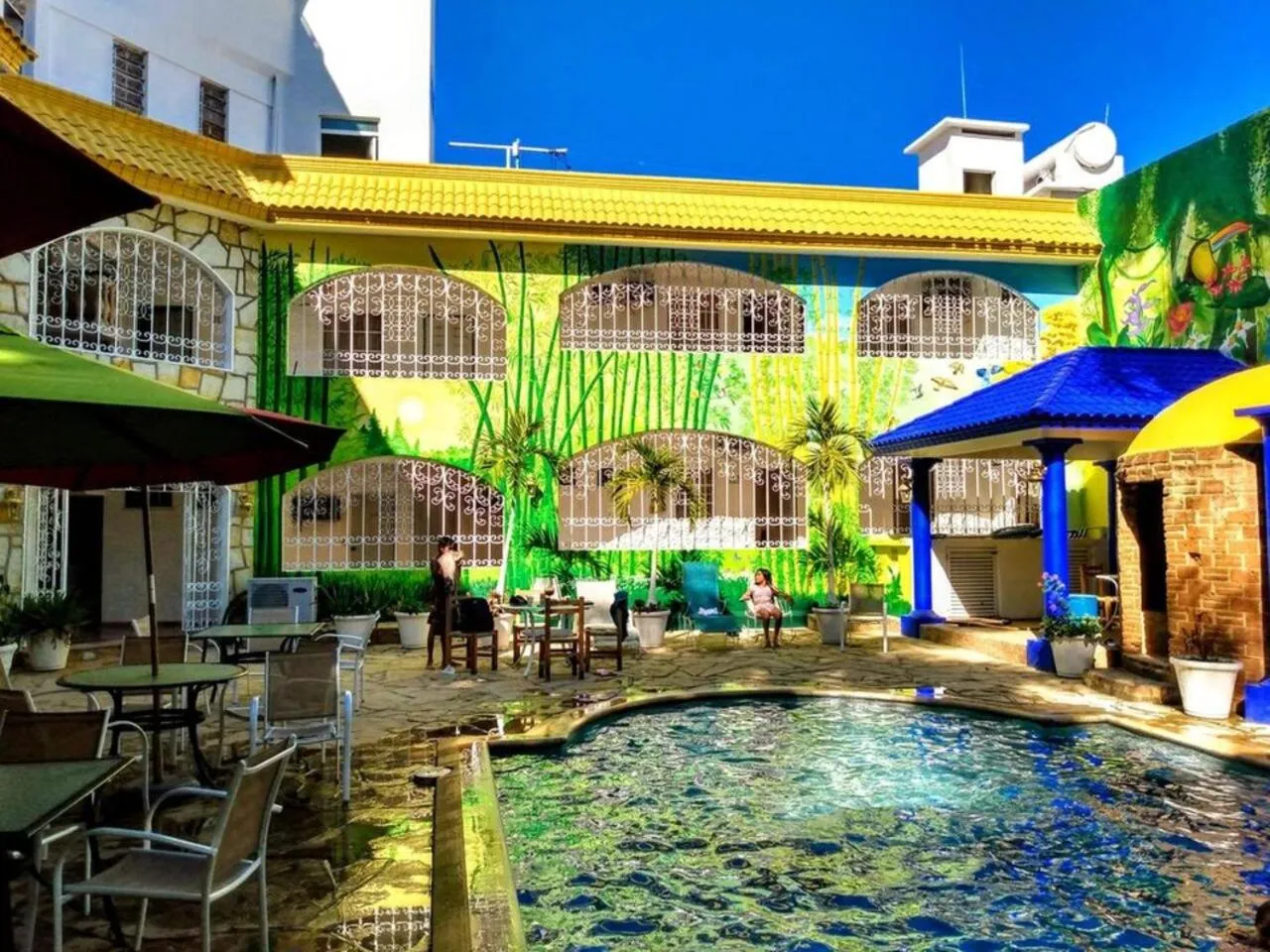 Swimming pool in HOTEL ESMERALDA