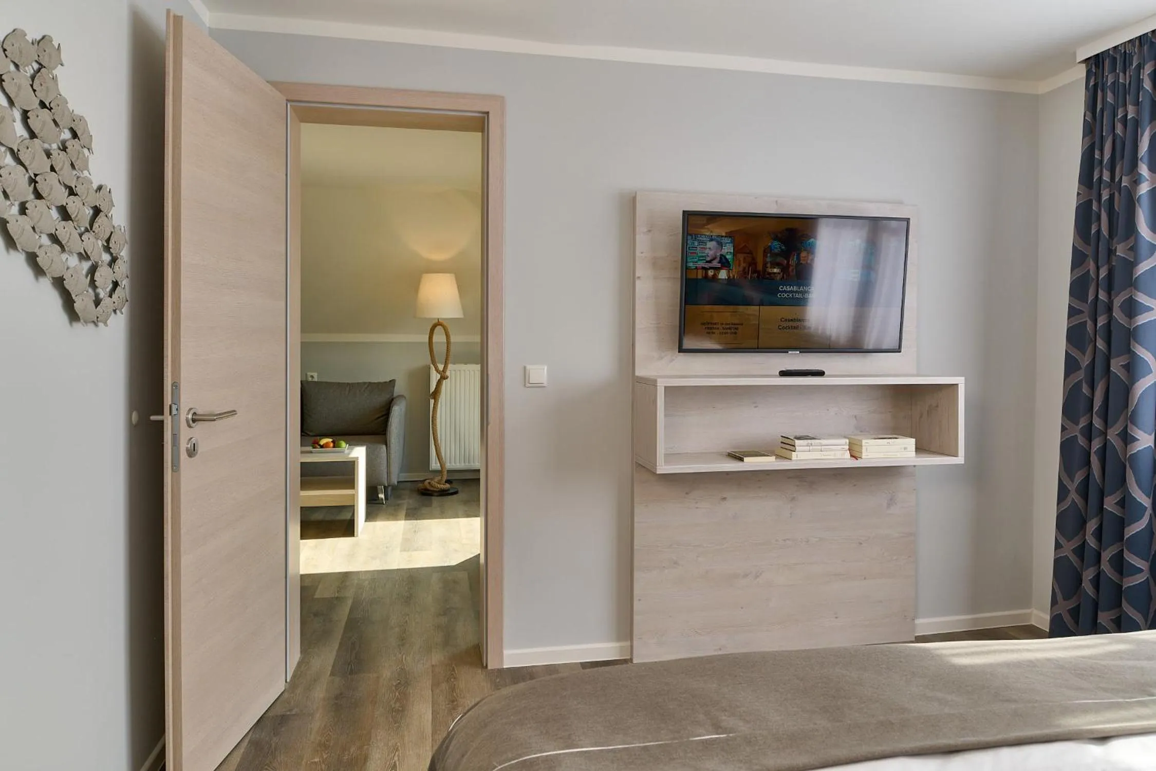 Photo of the whole room, Bed in R&R Strandhotel Baabe