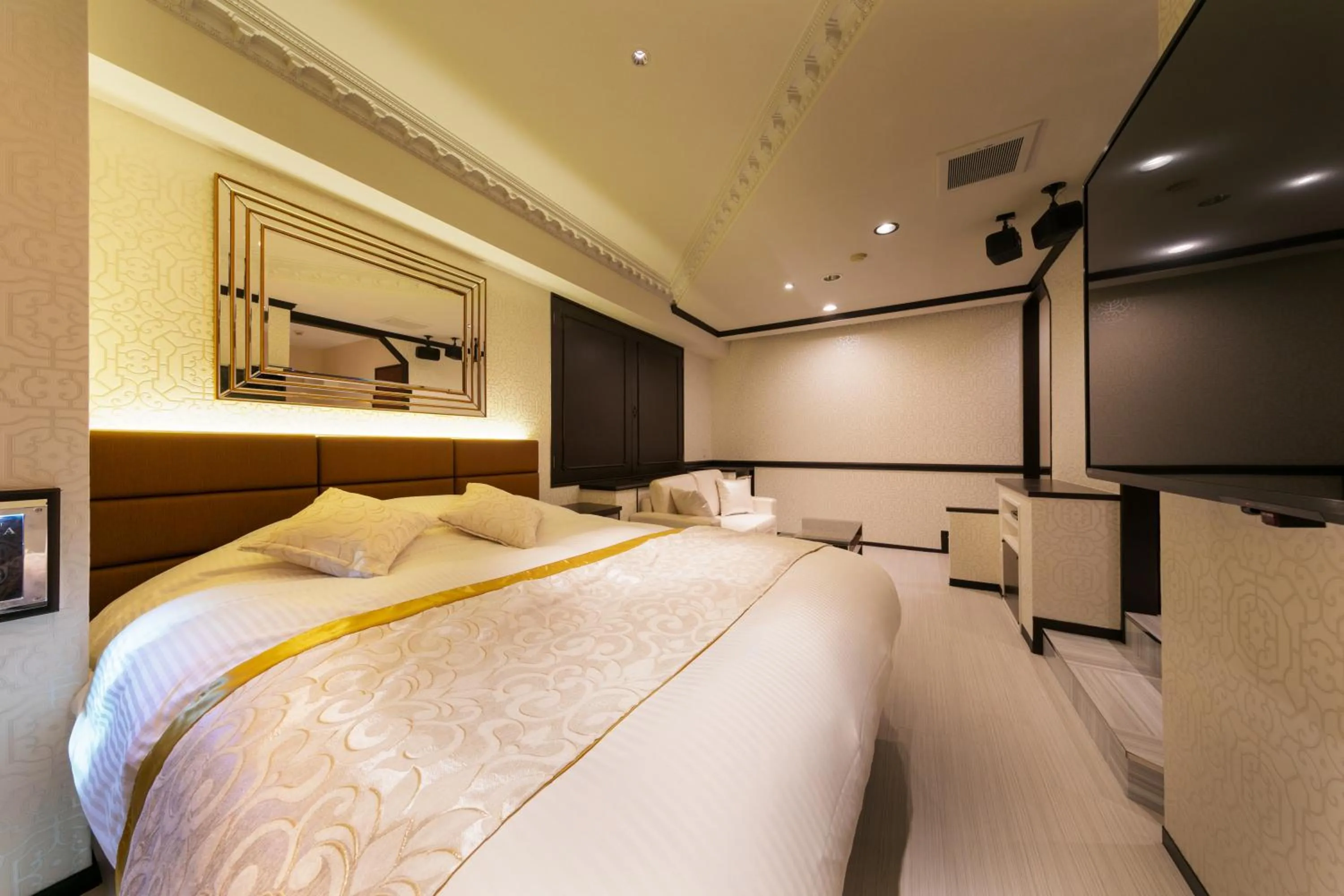 Bed in i RESORT ARTIA Sensual Gifu (Adult Only)