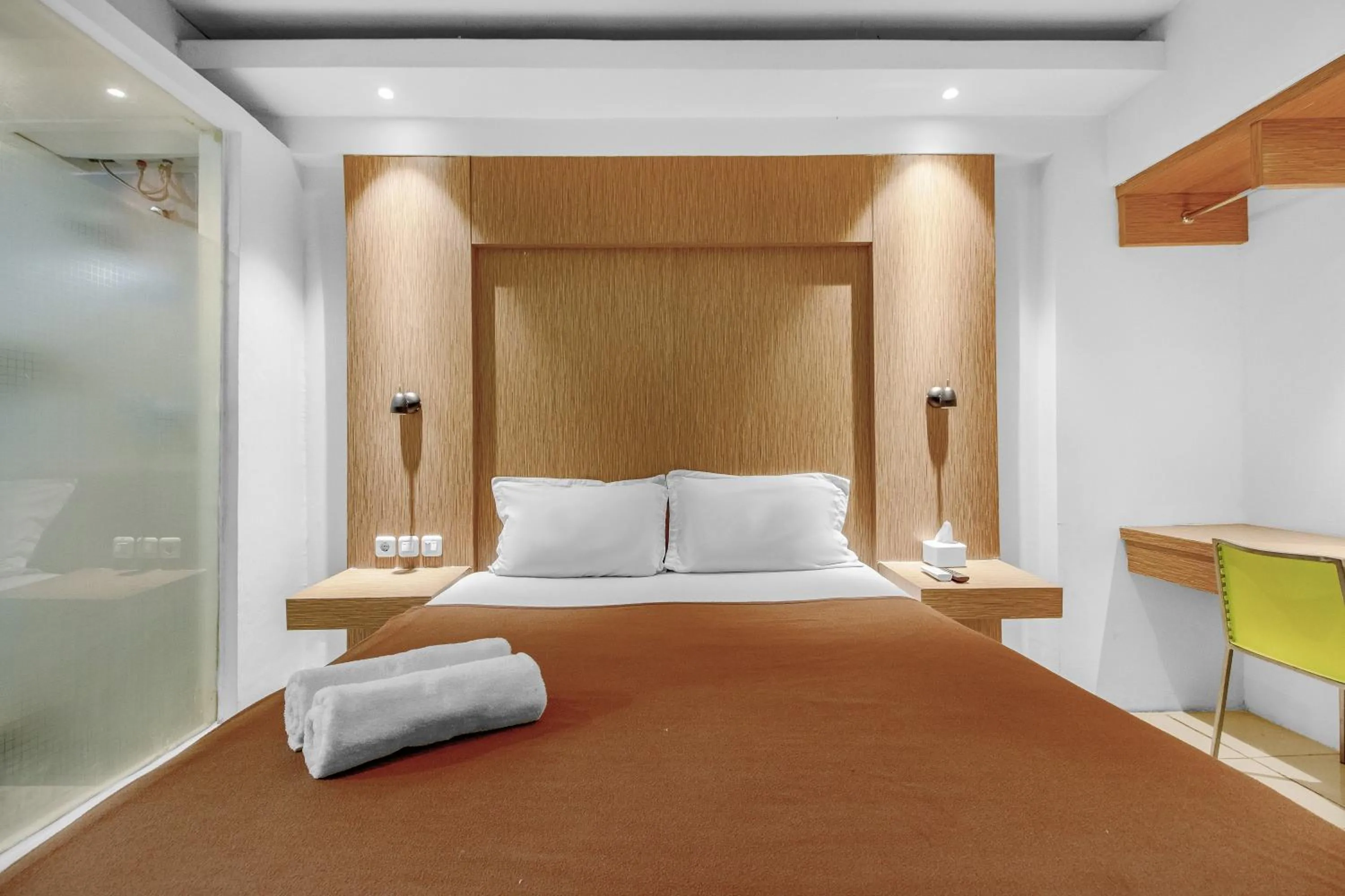 Bed in Skyland Bogor Valley Apartments