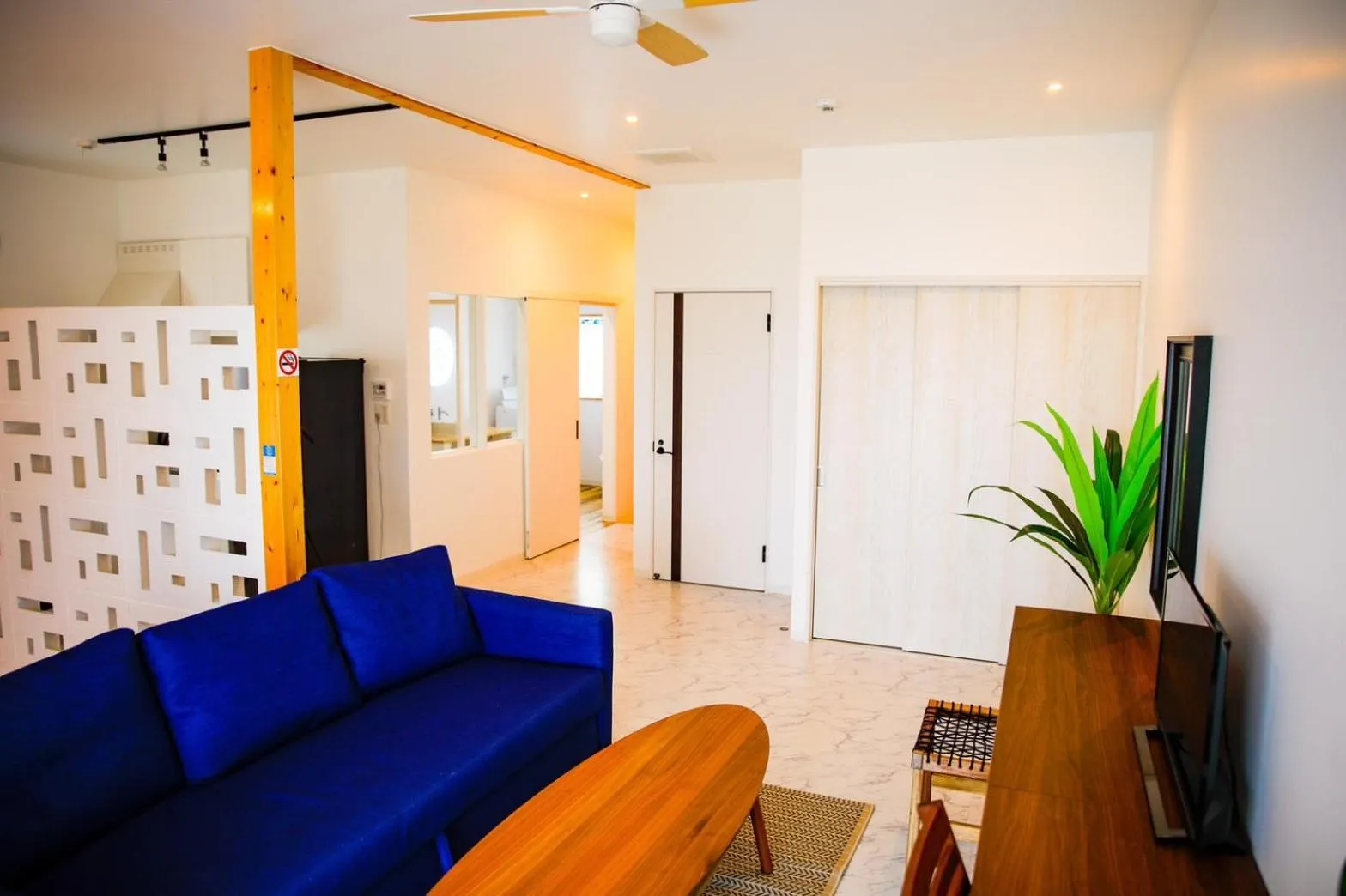 Living room in SHIRAHAMA BEACH GARDEN