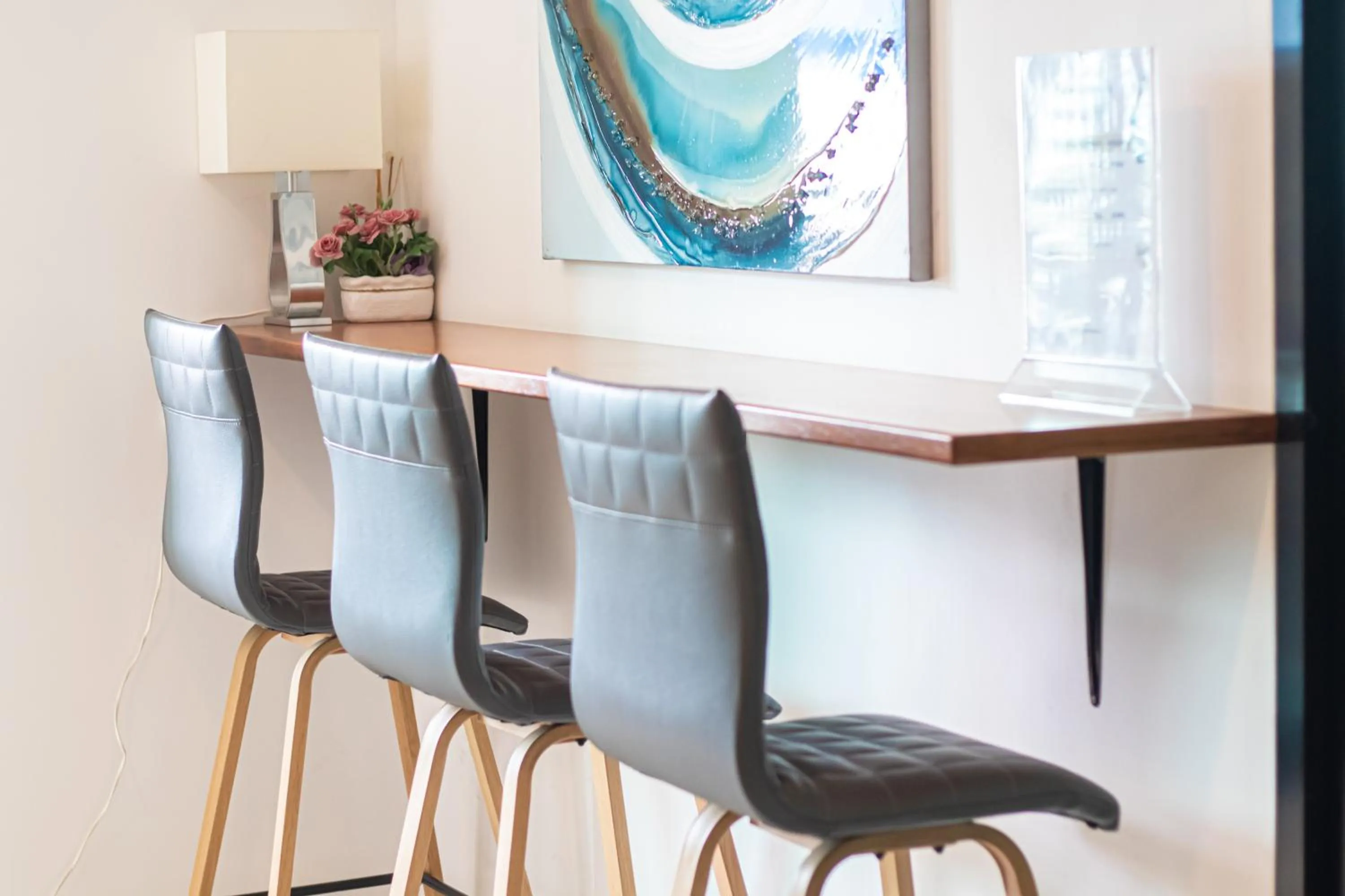 Seating area in ATC Residence