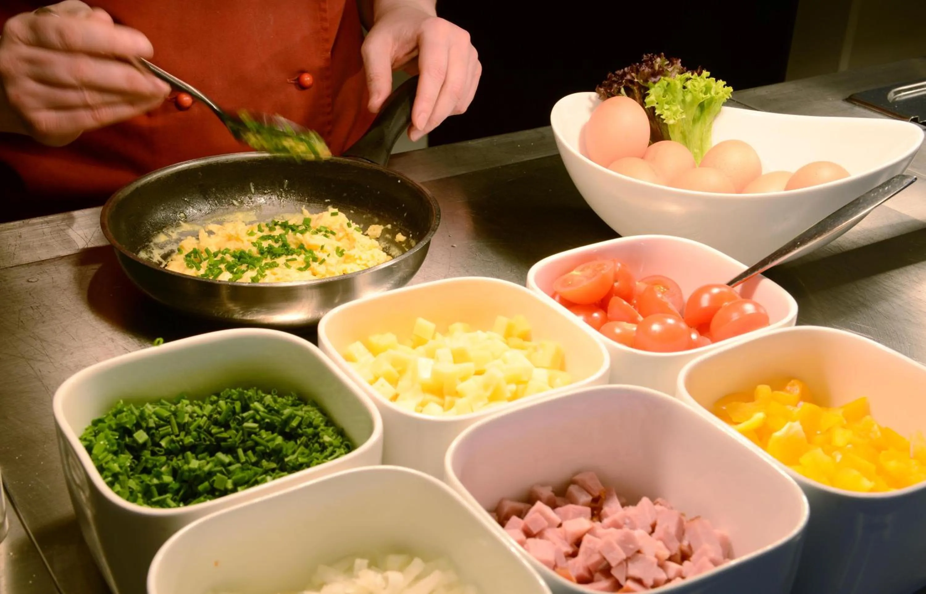 Restaurant/places to eat in Livenwork Hotel & CoWorking GVZ Ingolstadt