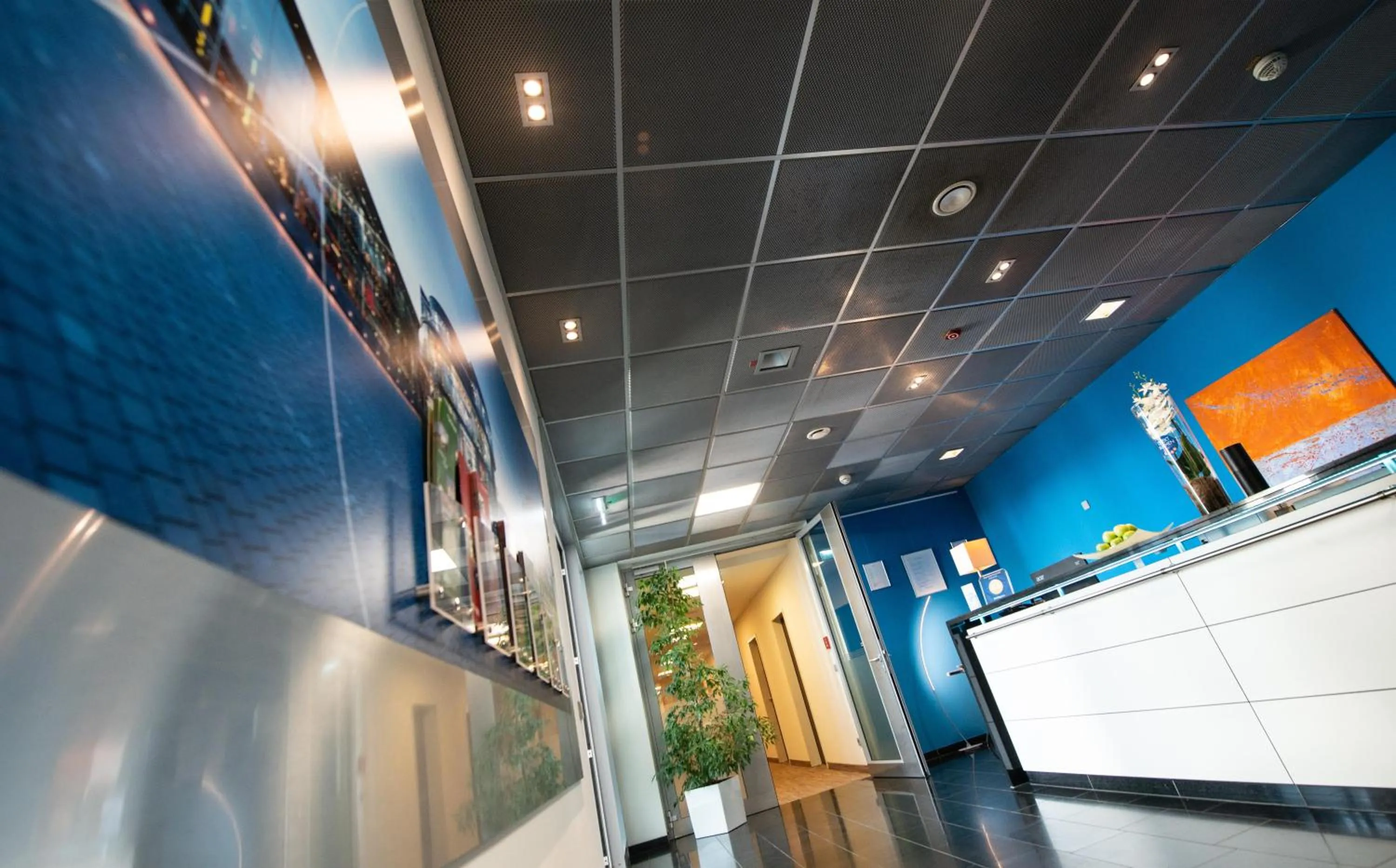 Lobby or reception in Livenwork Hotel & CoWorking GVZ Ingolstadt