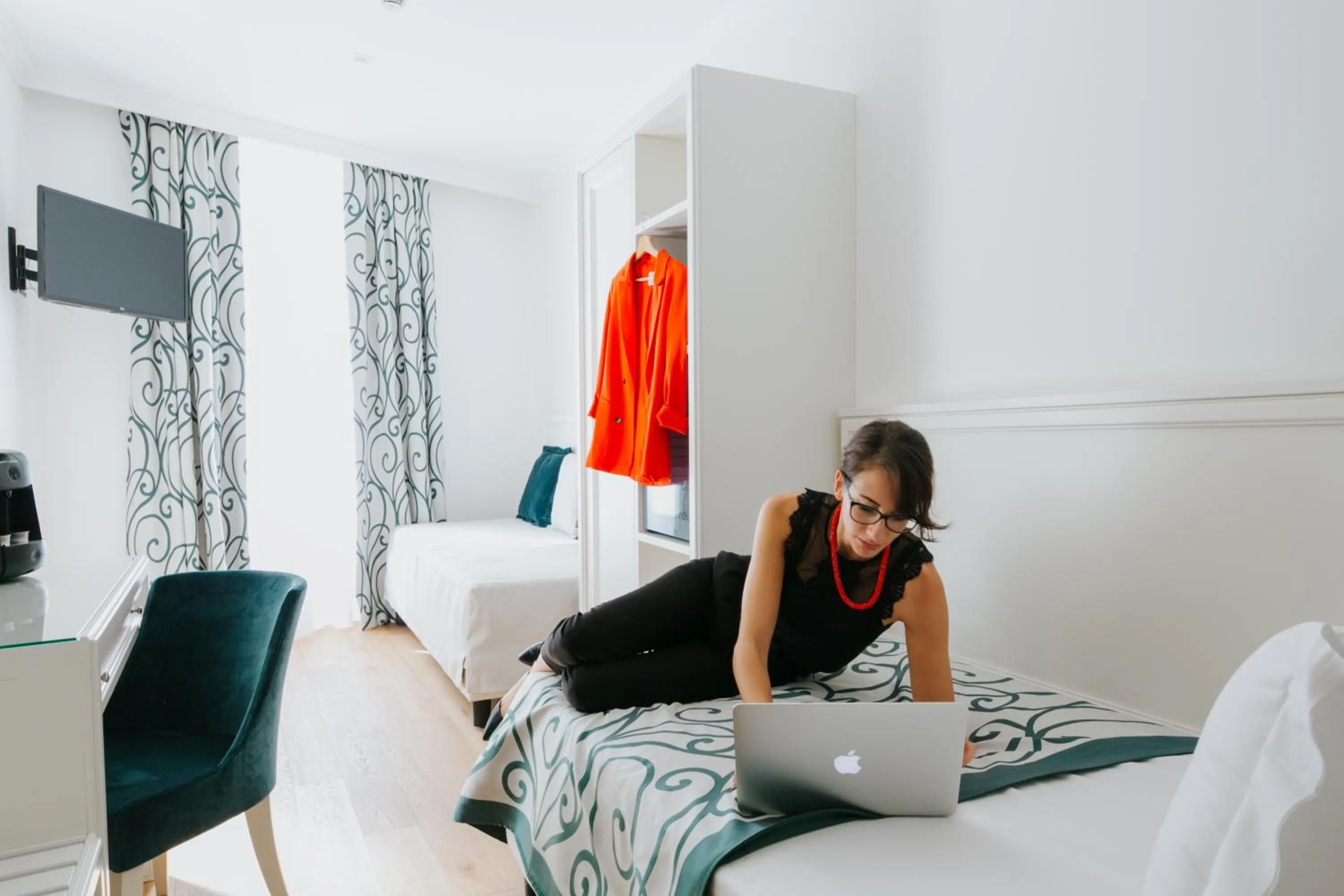 Bedroom, Bed in Hotel Città di Parenzo