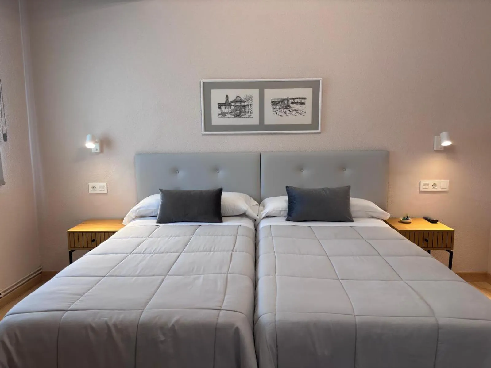 Bed in Hotel Ros Mary