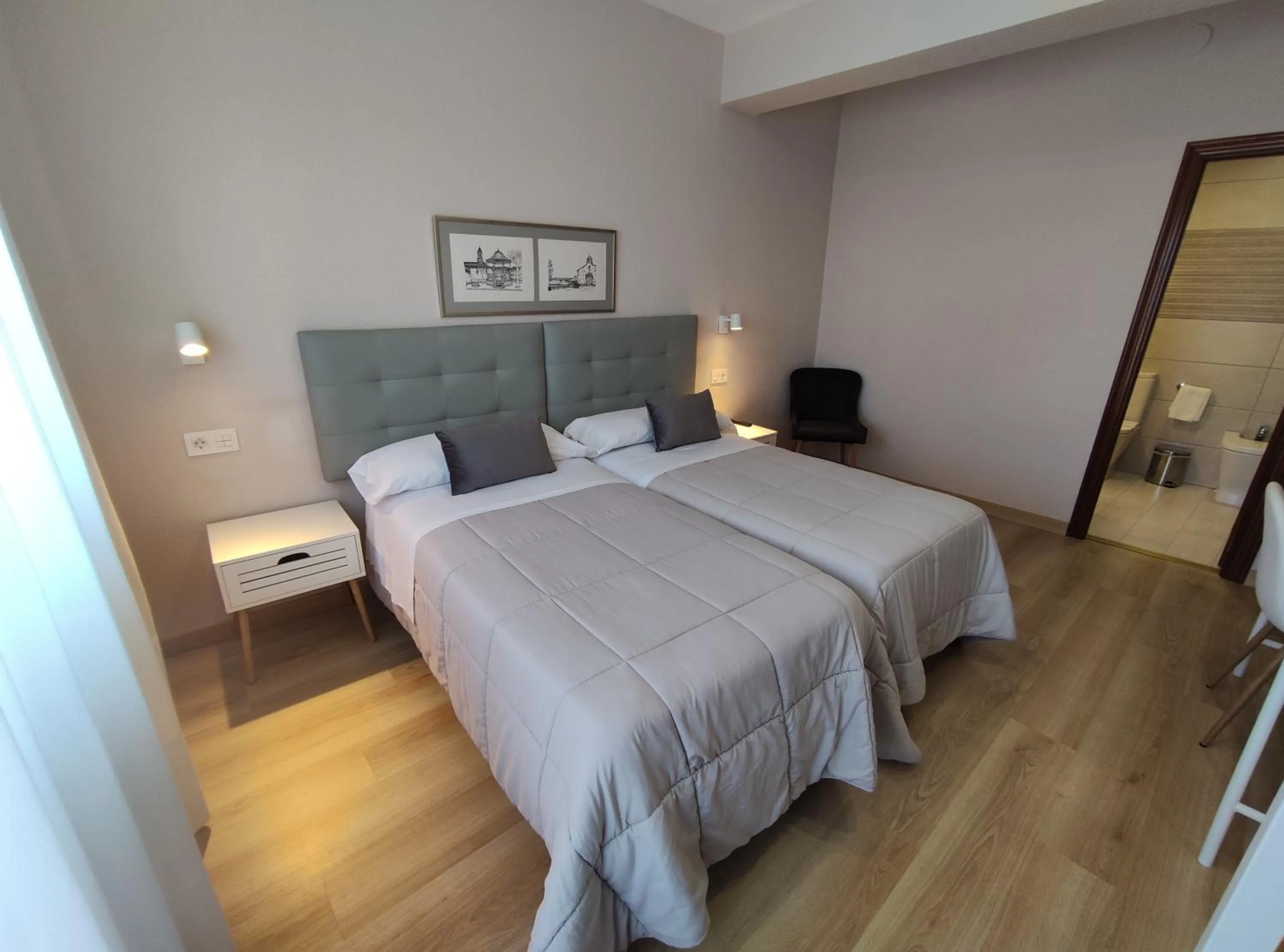 Bed in Hotel Ros Mary