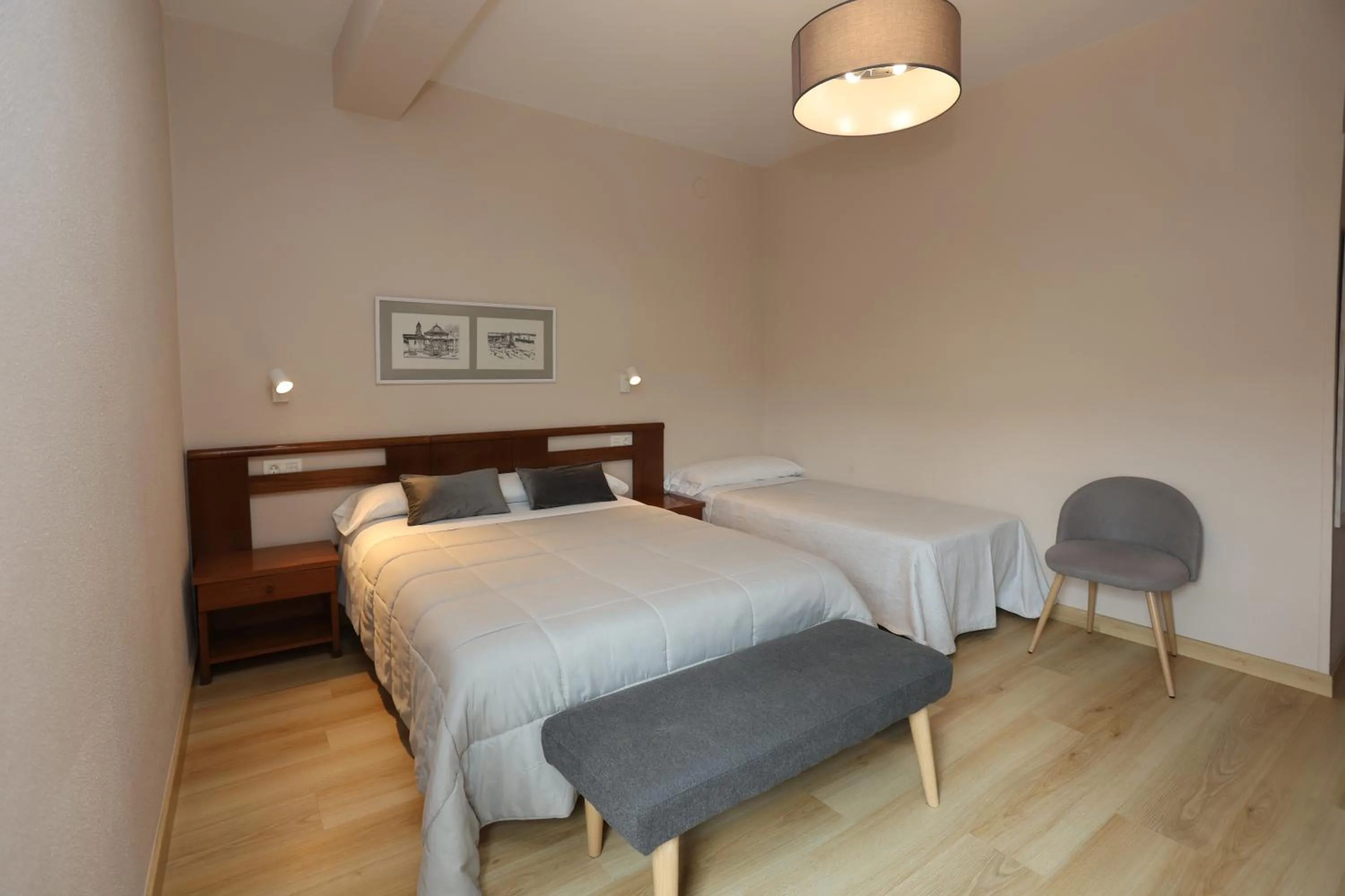 Bed in Hotel Ros Mary