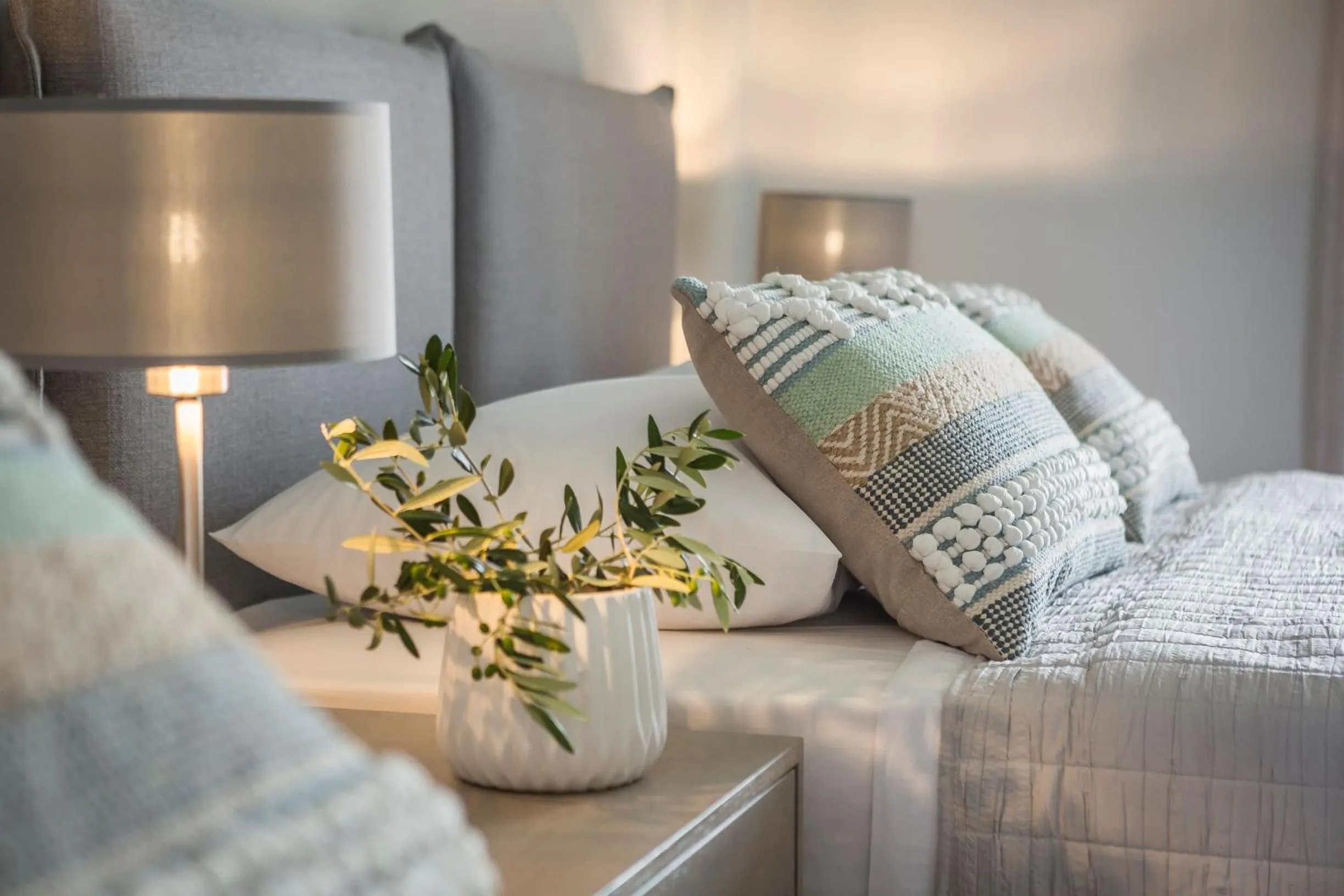 Decorative detail, Bed in Makis Hotel