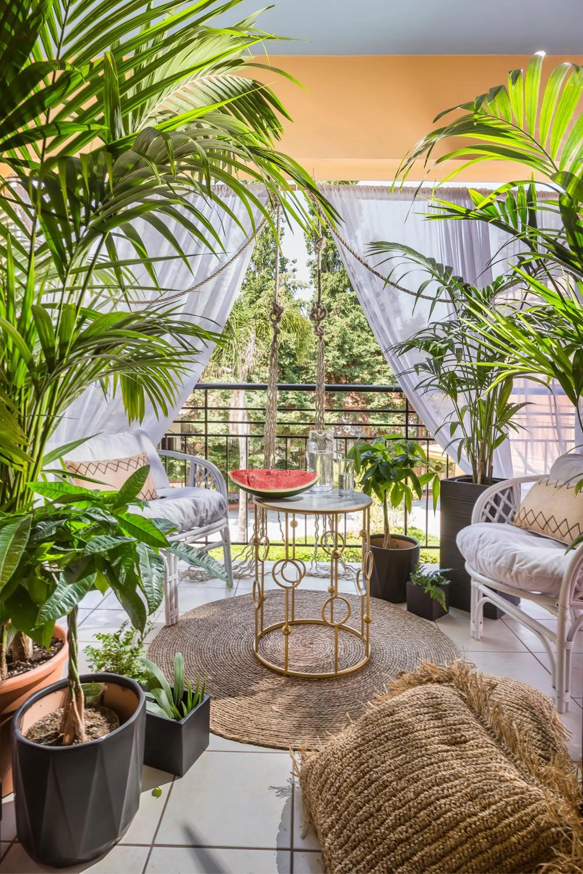 Patio in Makis Hotel