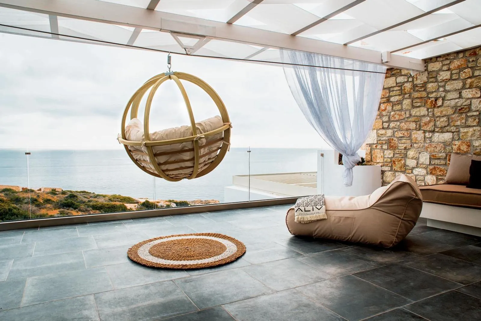 Balcony/Terrace in Aliv stone suites & spa