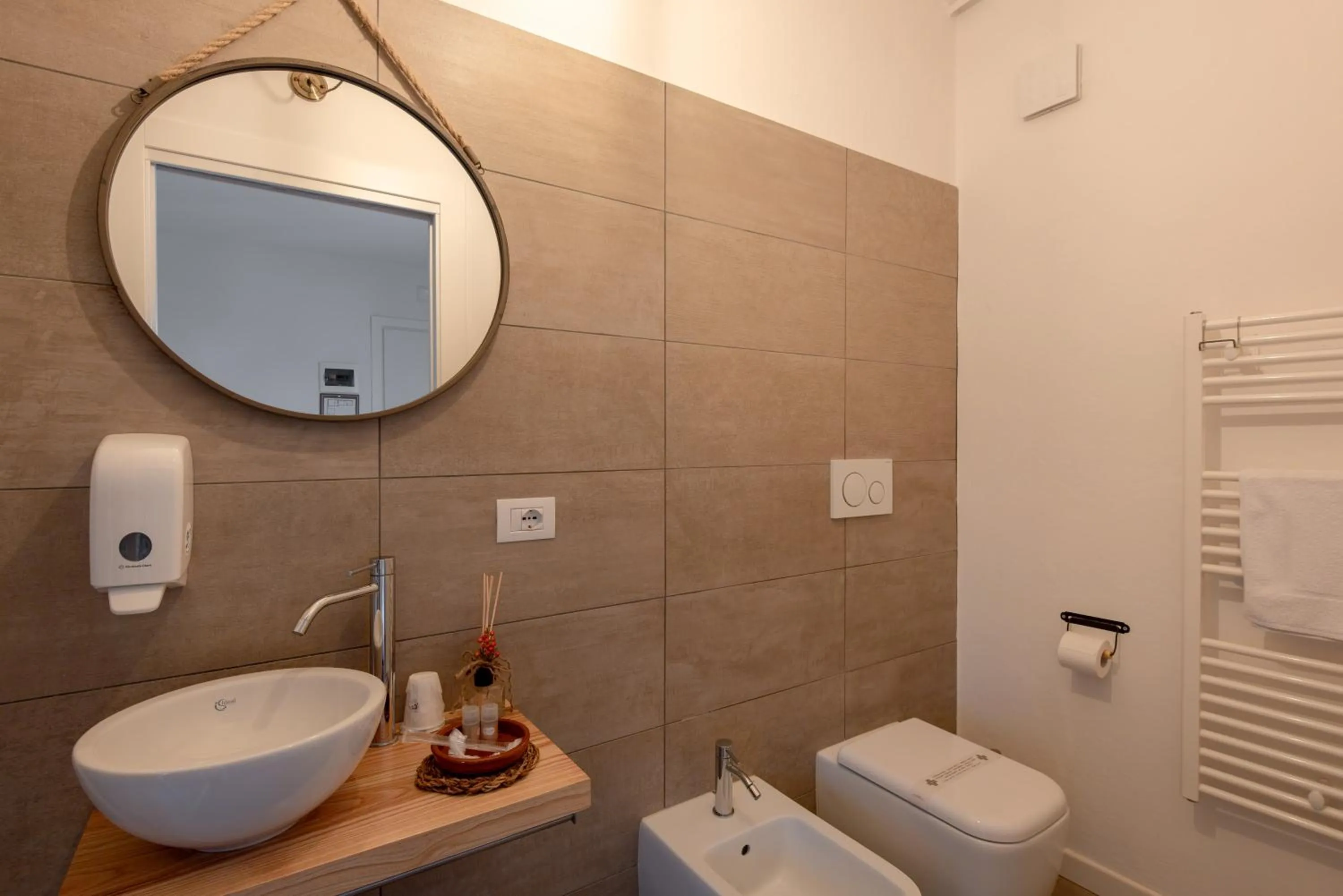 Bathroom in BACARìA BED&BREAKFAST