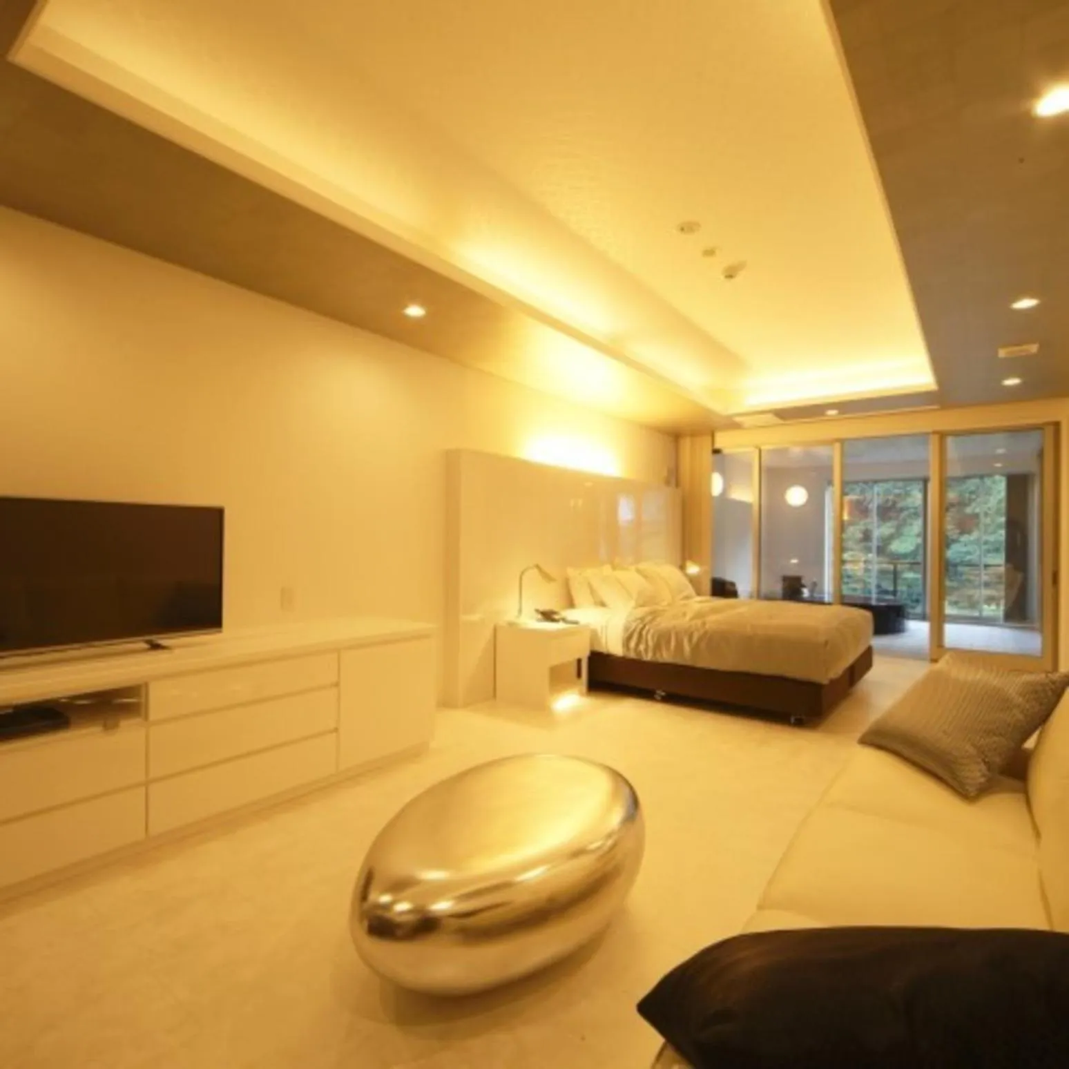 Bed in Namari Onsen Kokoro No Toki Jusangatsu