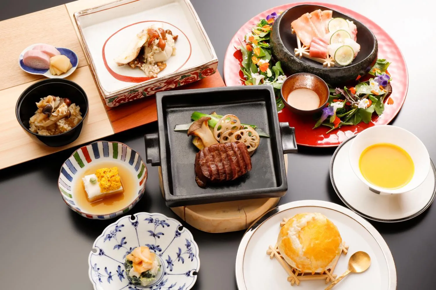 Food in Namari Onsen Kokoro No Toki Jusangatsu