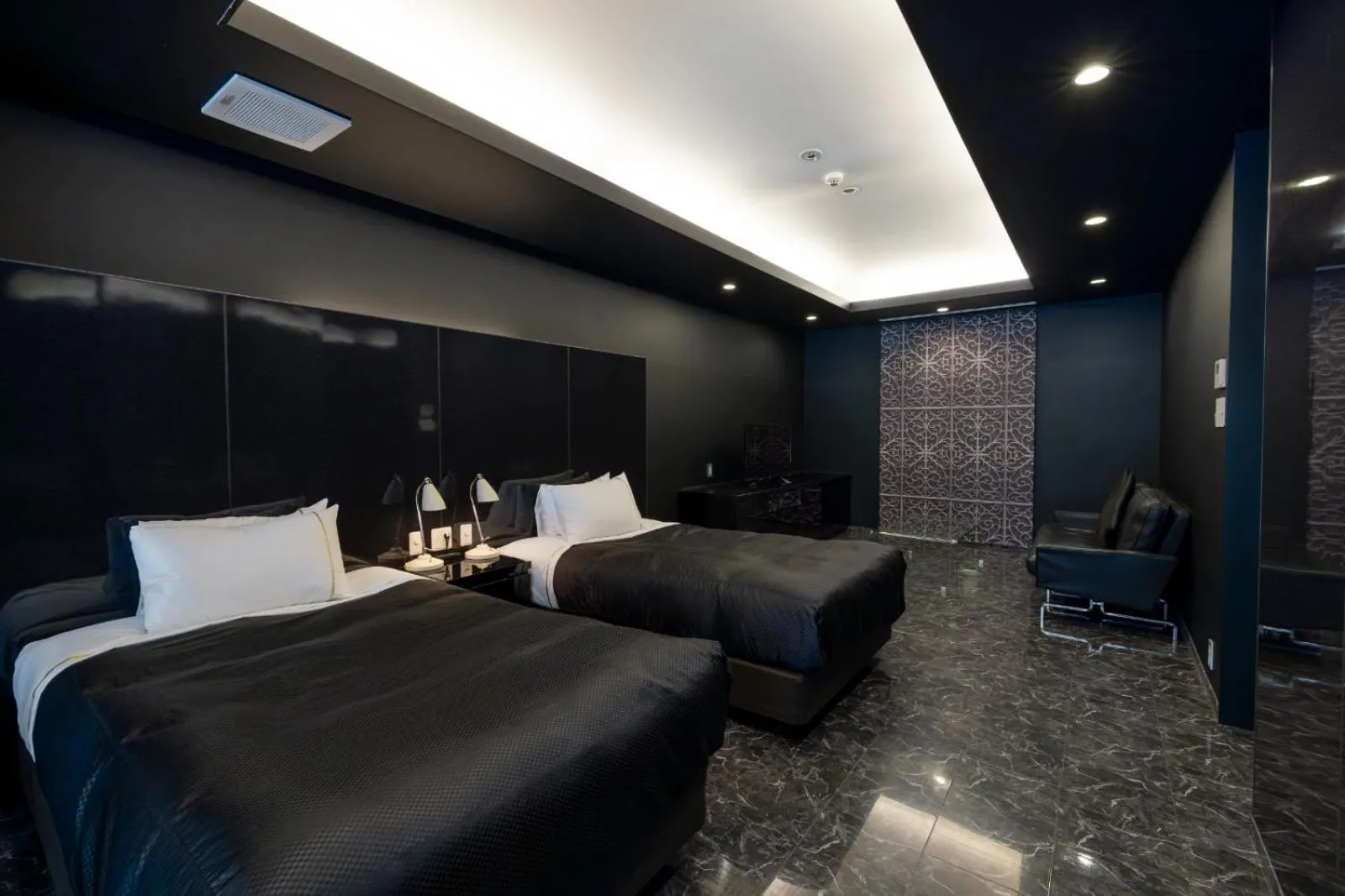 Bed in Namari Onsen Kokoro No Toki Jusangatsu