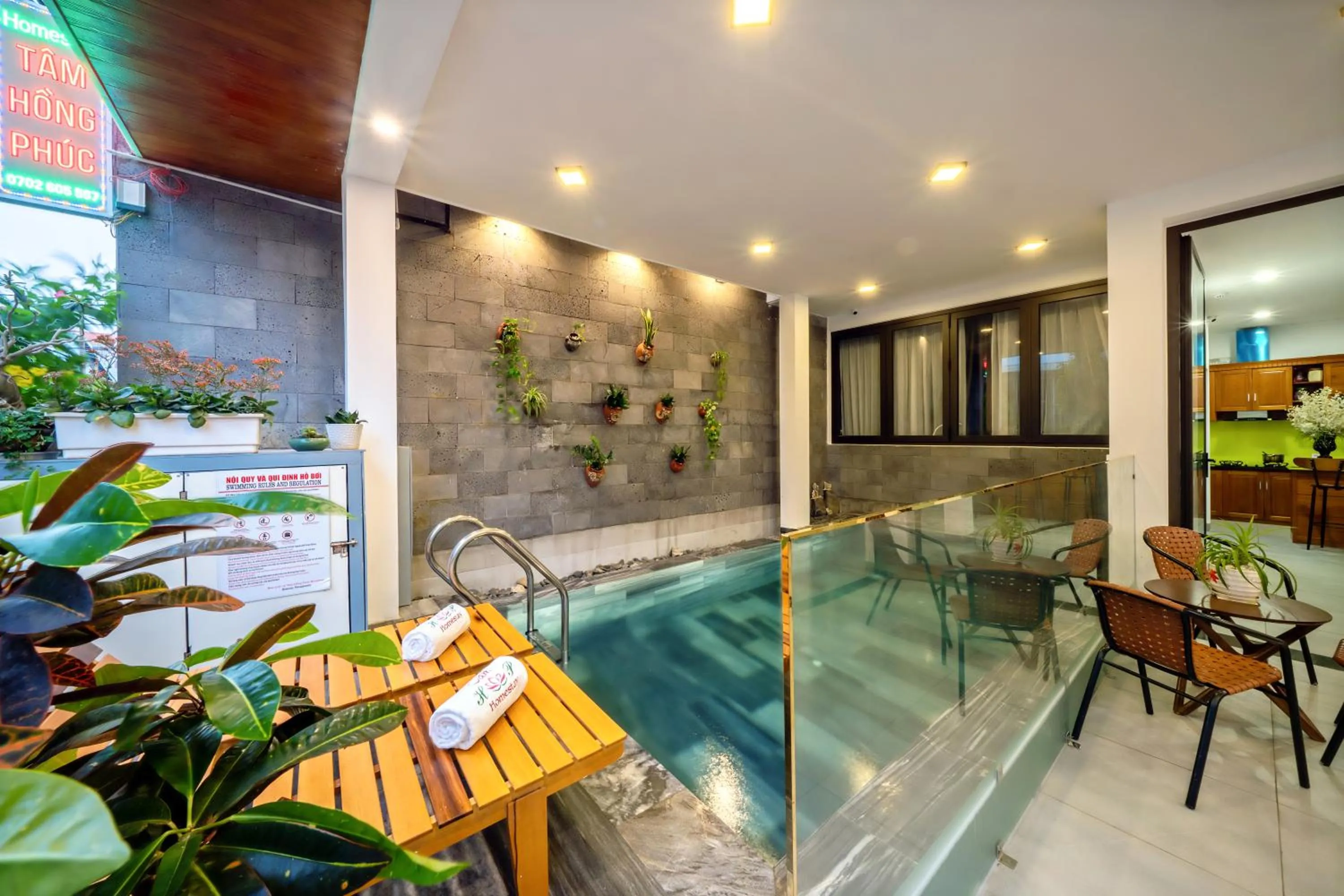 Swimming pool in Tam Hong Phuc Homestay Hoi An