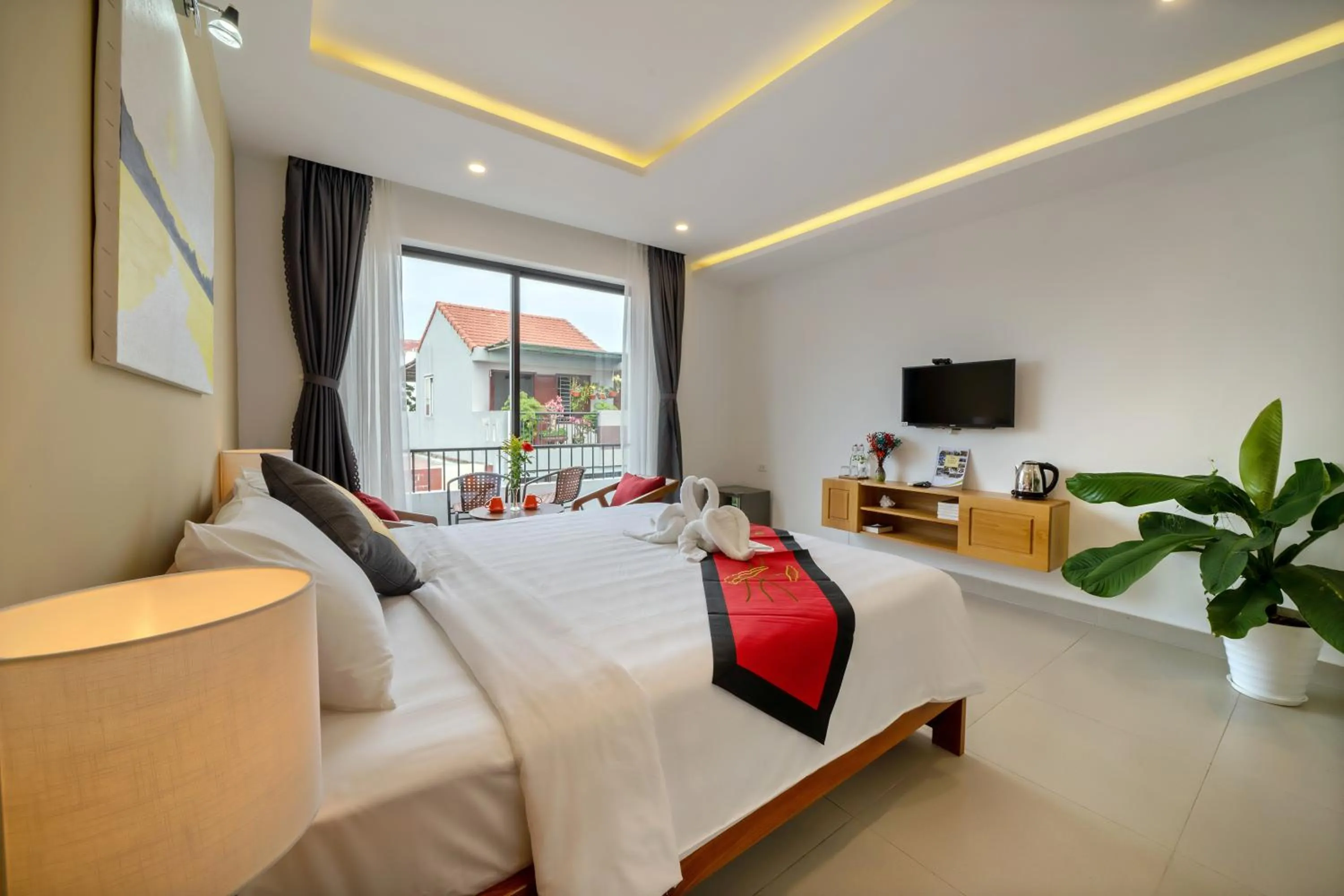 Photo of the whole room, Bed in Tam Hong Phuc Homestay Hoi An